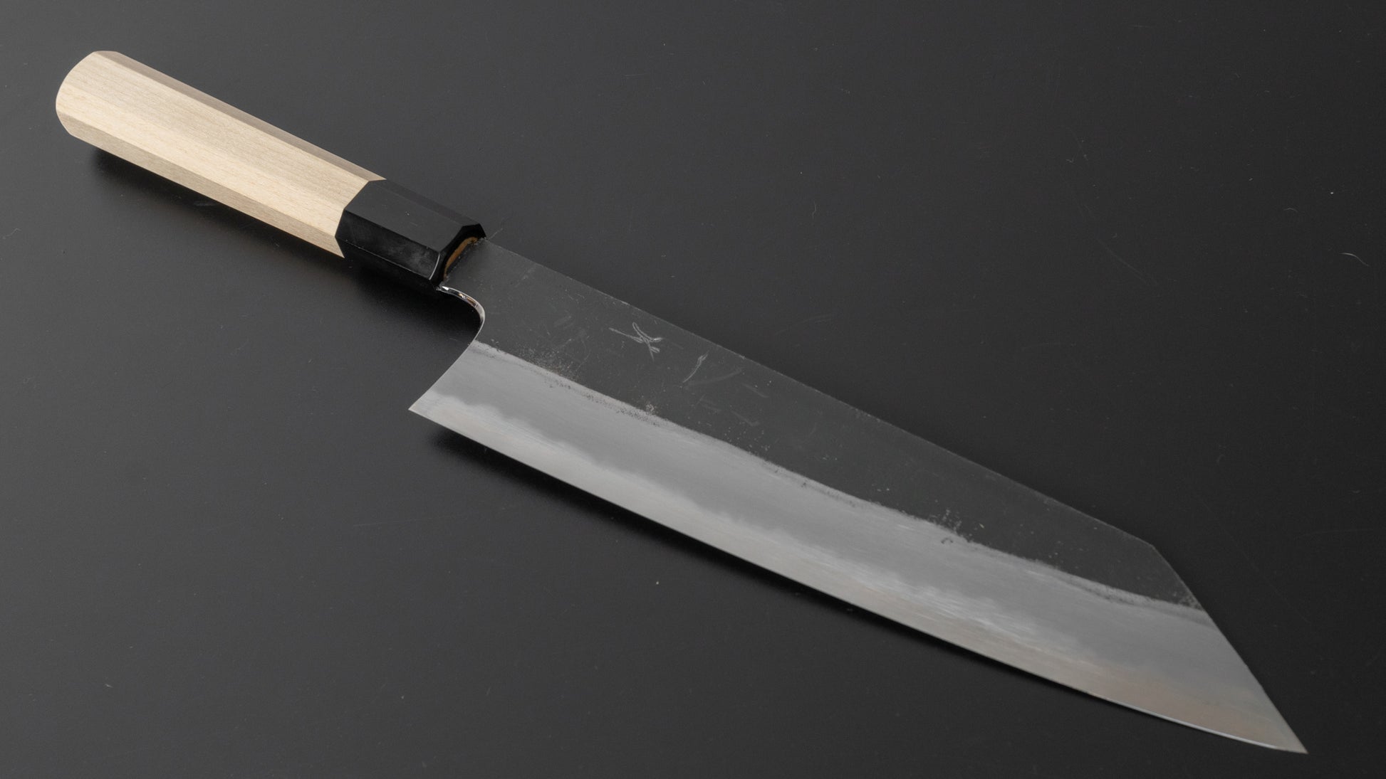 Hitohira Togashi White #2 Kurouchi Kiritsuke Gyuto 240mm Ho Wood Handle - HITOHIRA