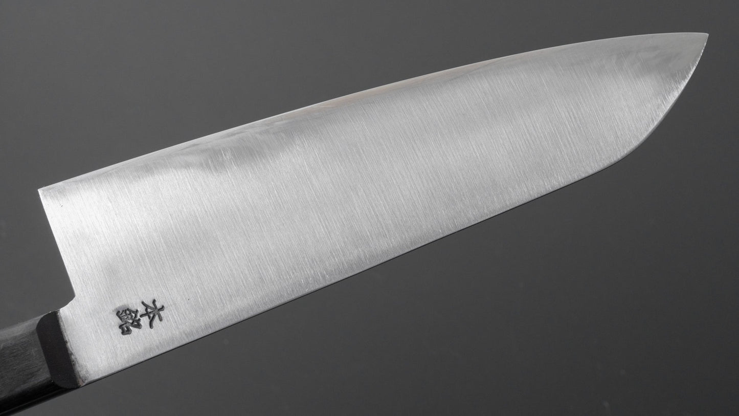 Kogetsu Carbon Santoku 180mm Pakka Handle (No Bolster) - HITOHIRA