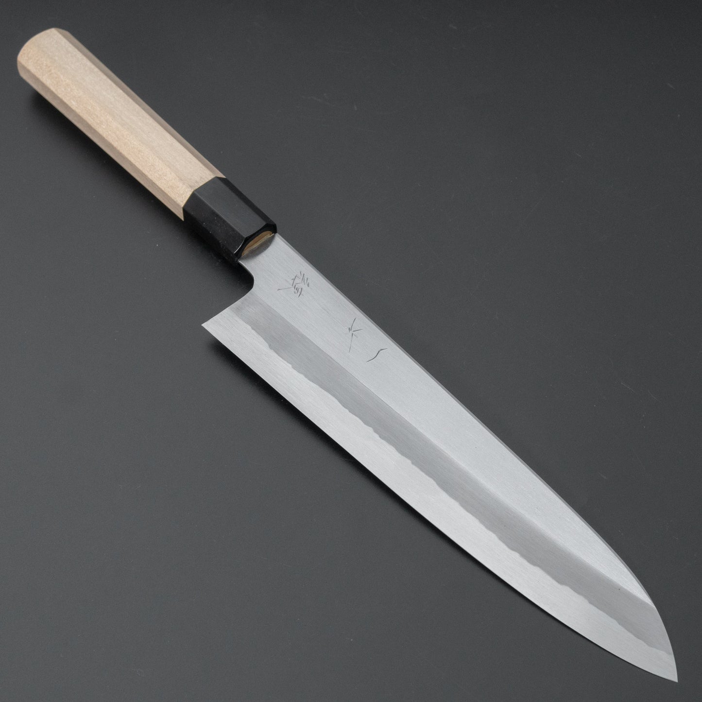 Hitohira Gorobei Ren White #2 Gyuto 240mm Ho Wood Handle - HITOHIRA