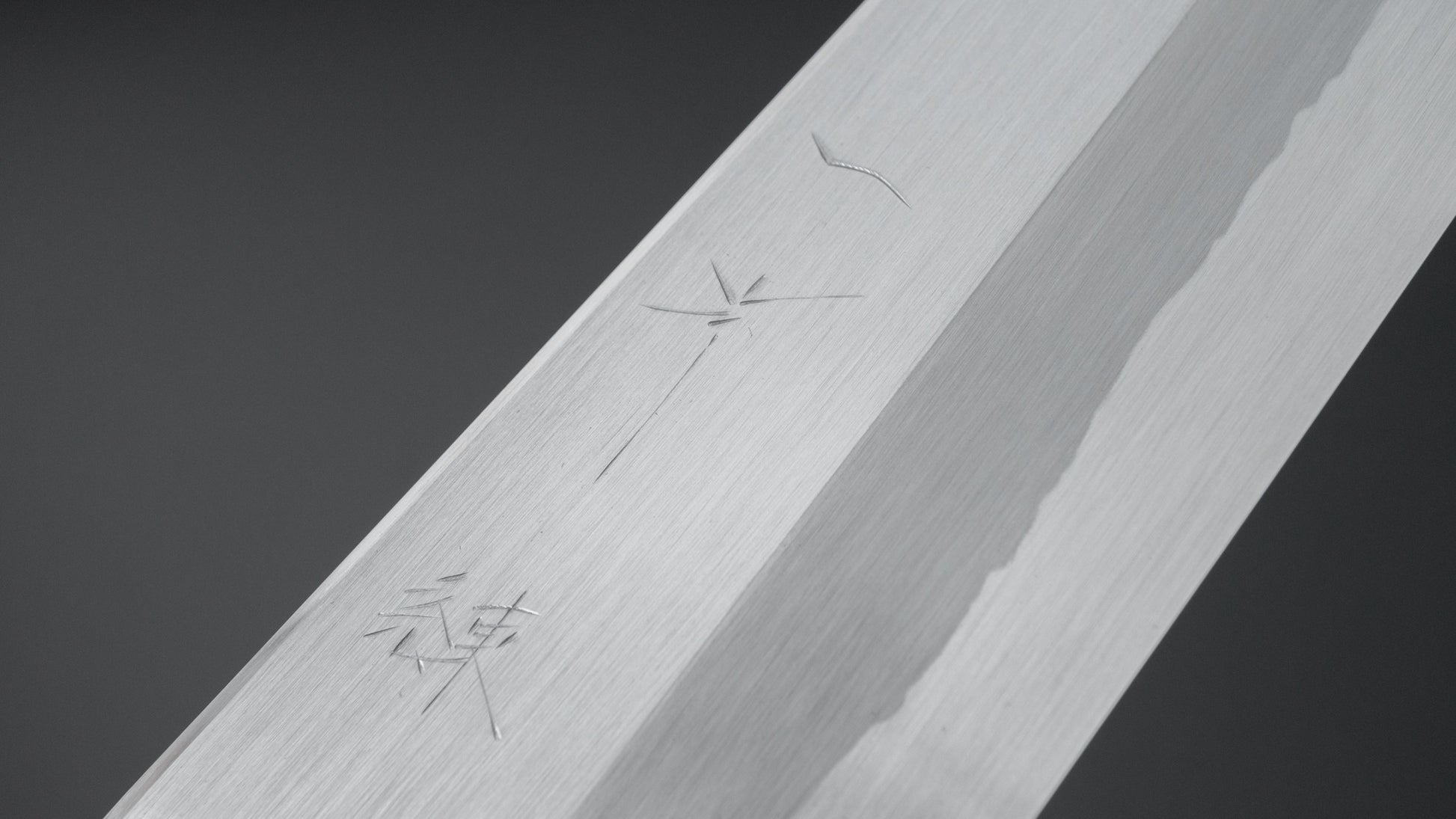 Hitohira Gorobei Ren White #2 Gyuto 240mm Ho Wood Handle - HITOHIRA