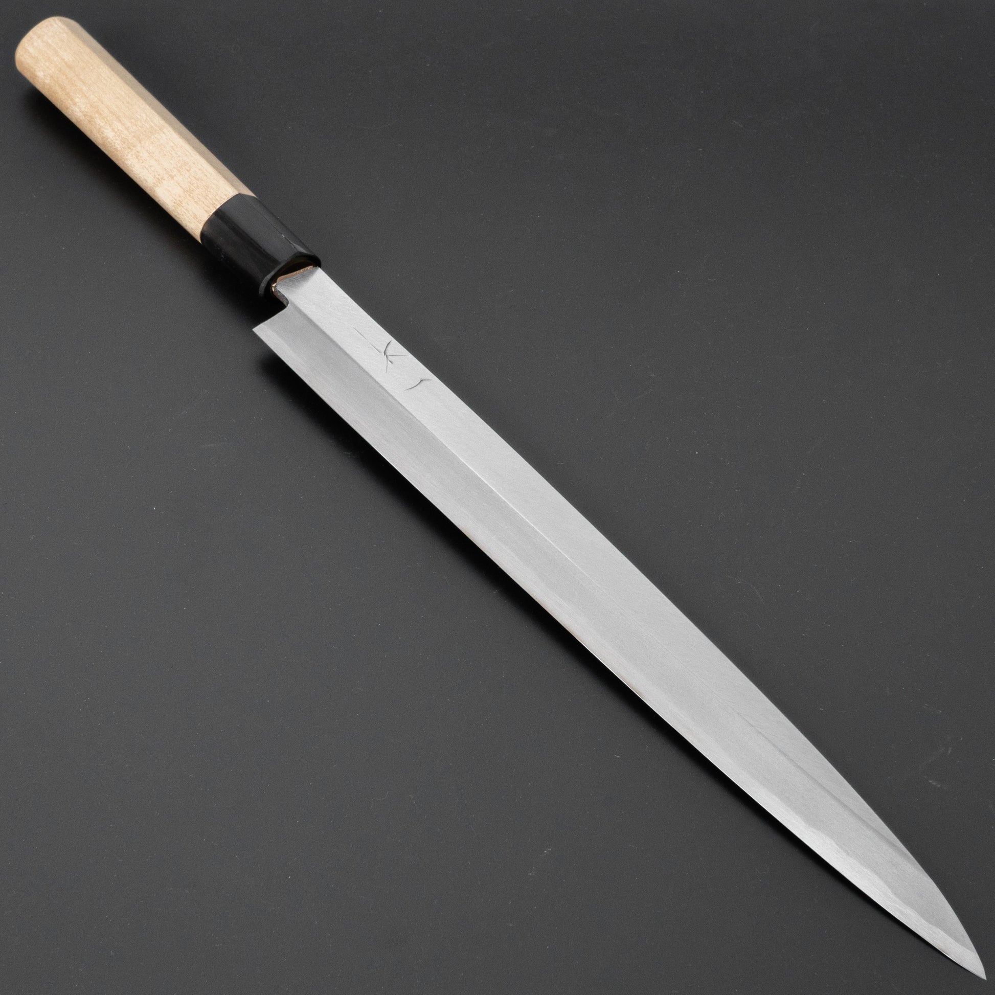 Hitohira Gorobei Blue #2 Yanagiba 300mm Ho Wood Handle (D-Shape) - HITOHIRA