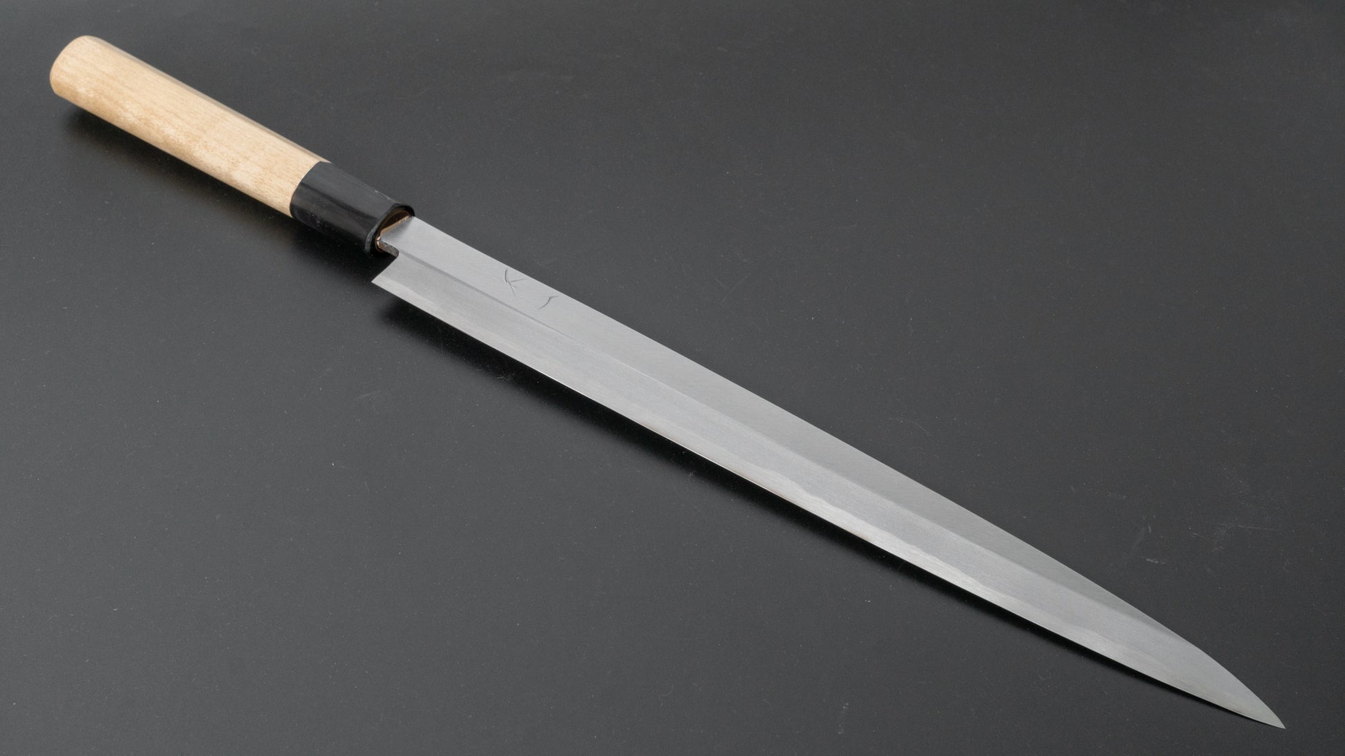 Hitohira Gorobei Blue #2 Yanagiba 300mm Ho Wood Handle (D-Shape) - HITOHIRA