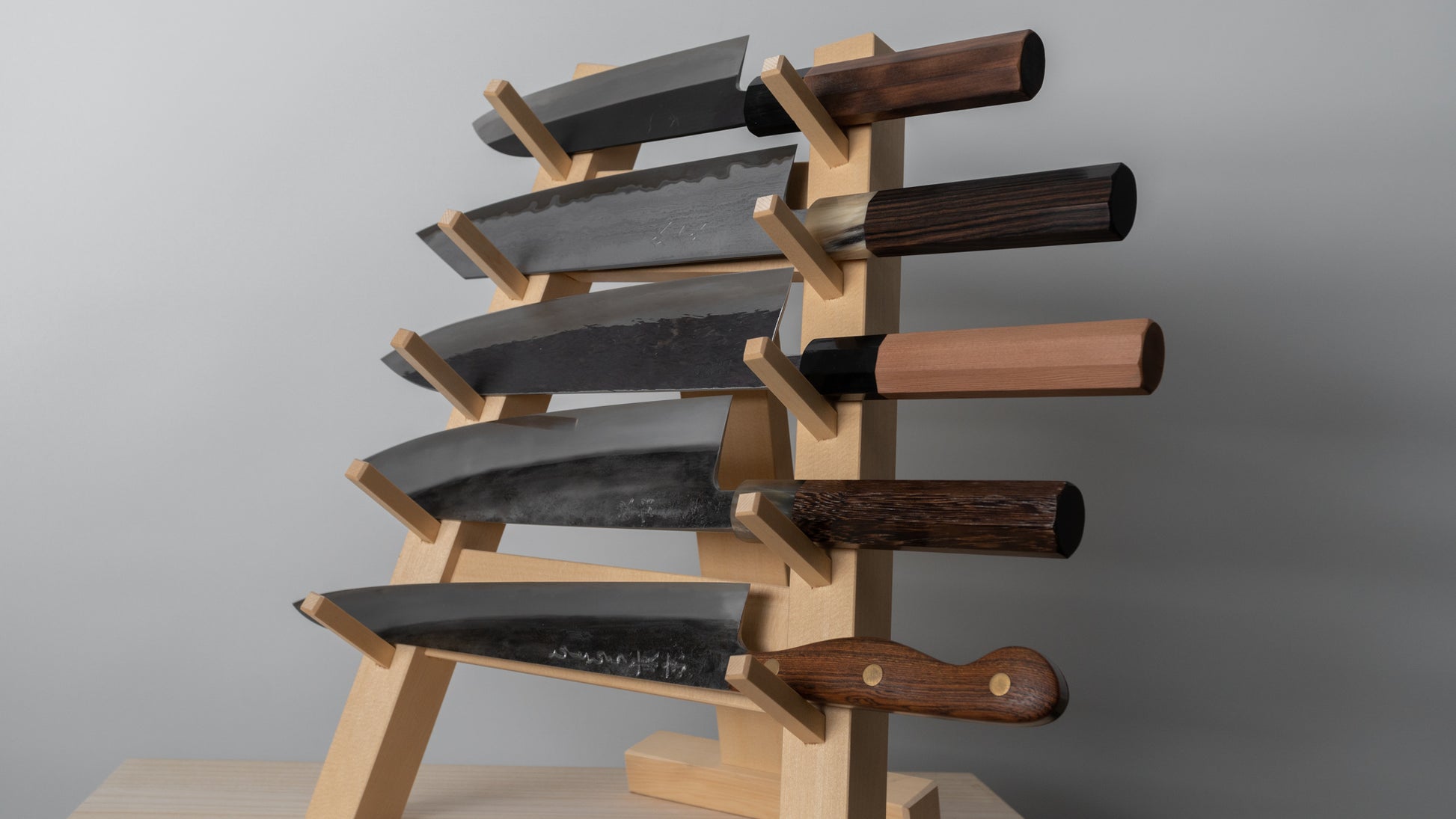 Hitohira Wood Knife Rack - HITOHIRA