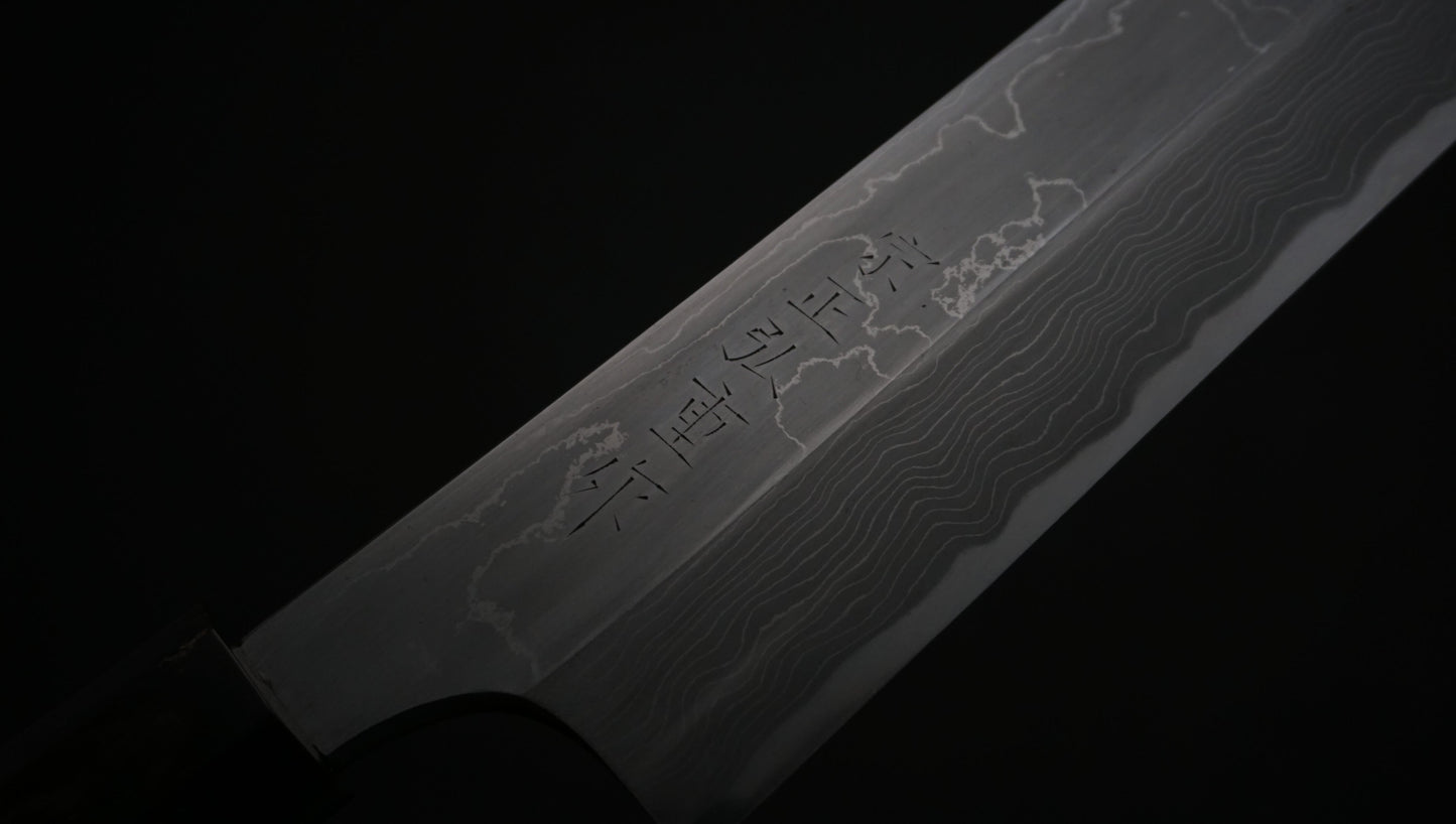 Shigefusa Kitaeji Usuba 210mm Ebony Handle - HITOHIRA
