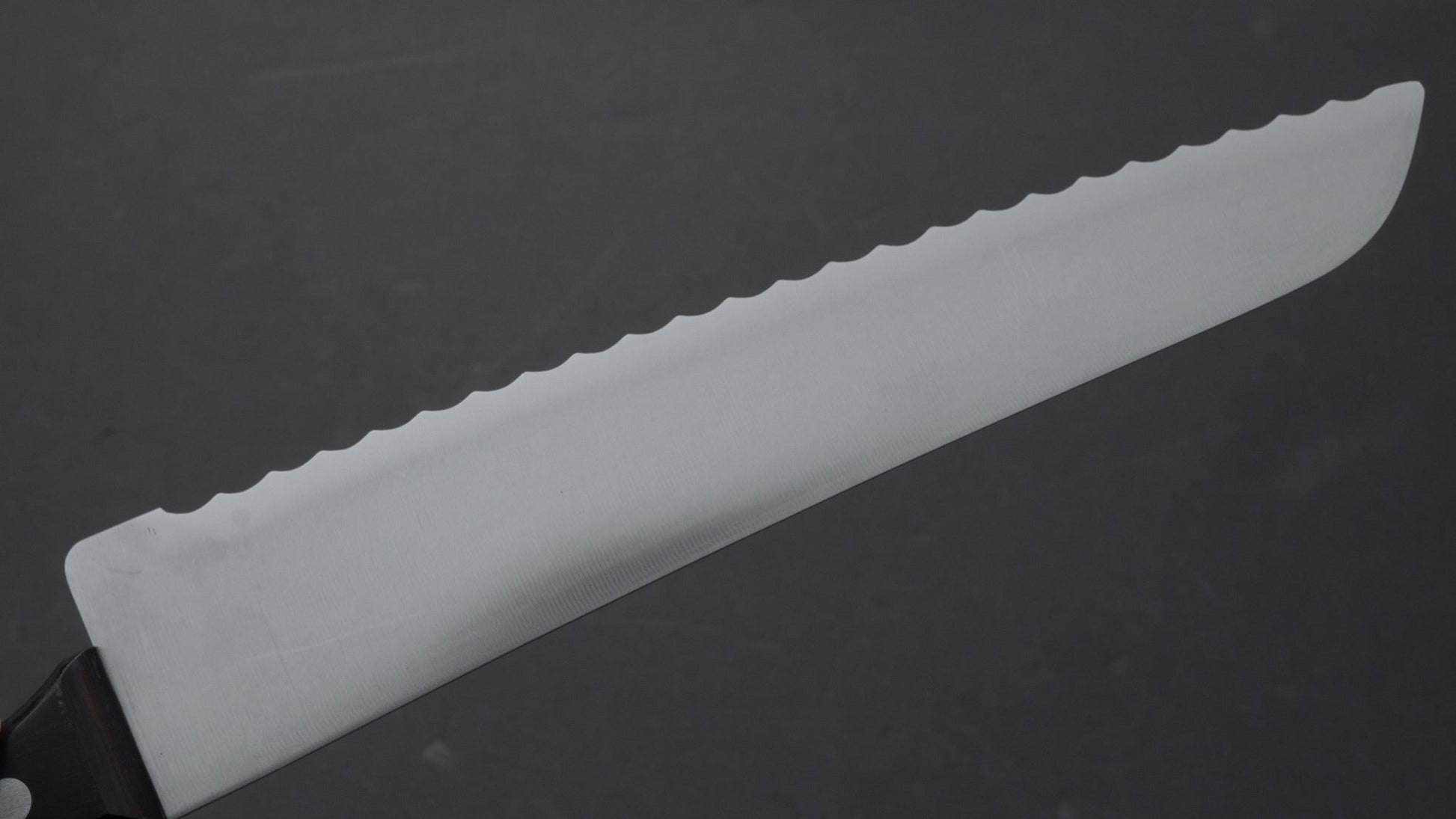 Tsubo Yoshikane Stainless Bread Knife 210mm Pakka Handle | HITOHIRA