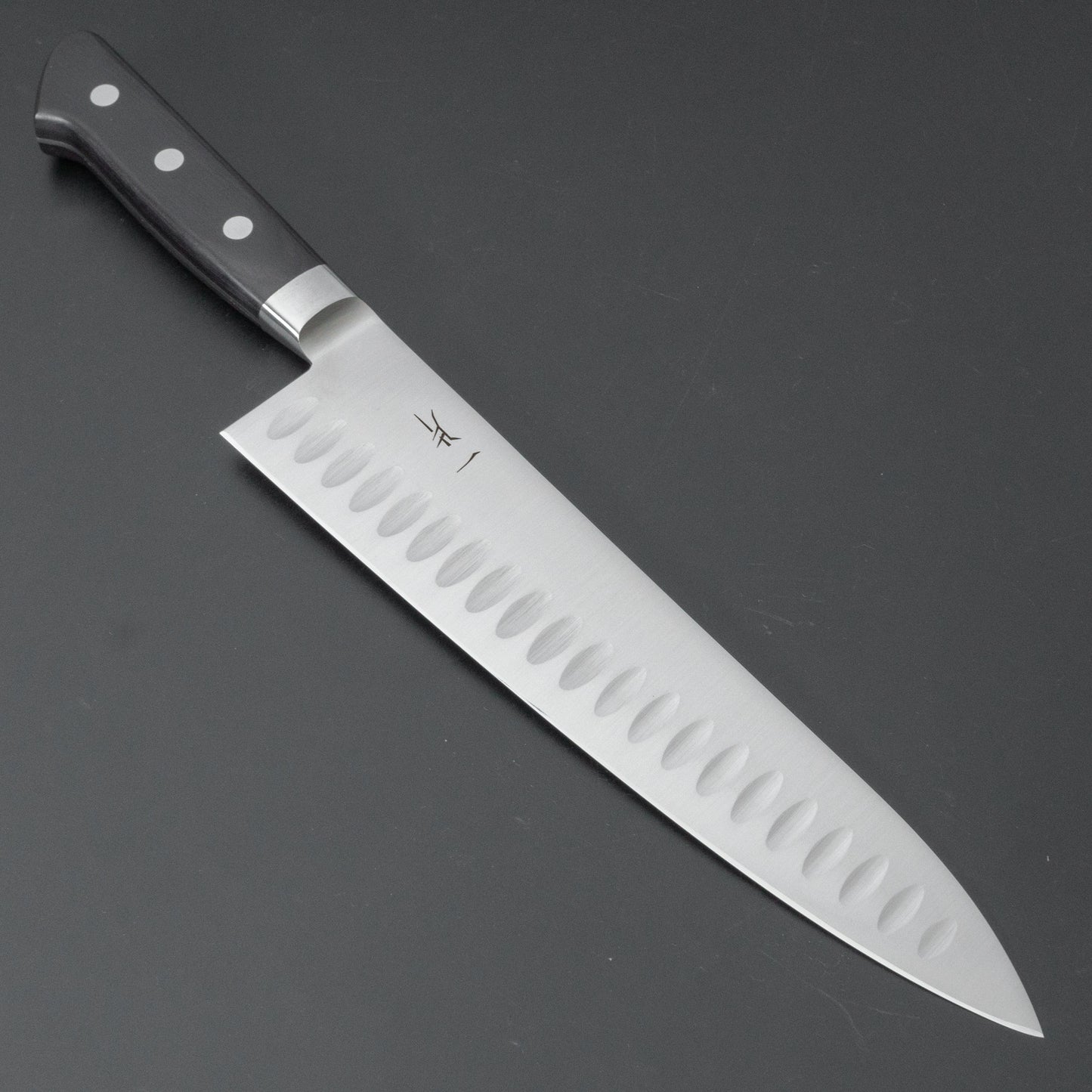 Hitohira FJ VG-1 Gyuto 240mm Pakka Handle (Granton Edge) - HITOHIRA