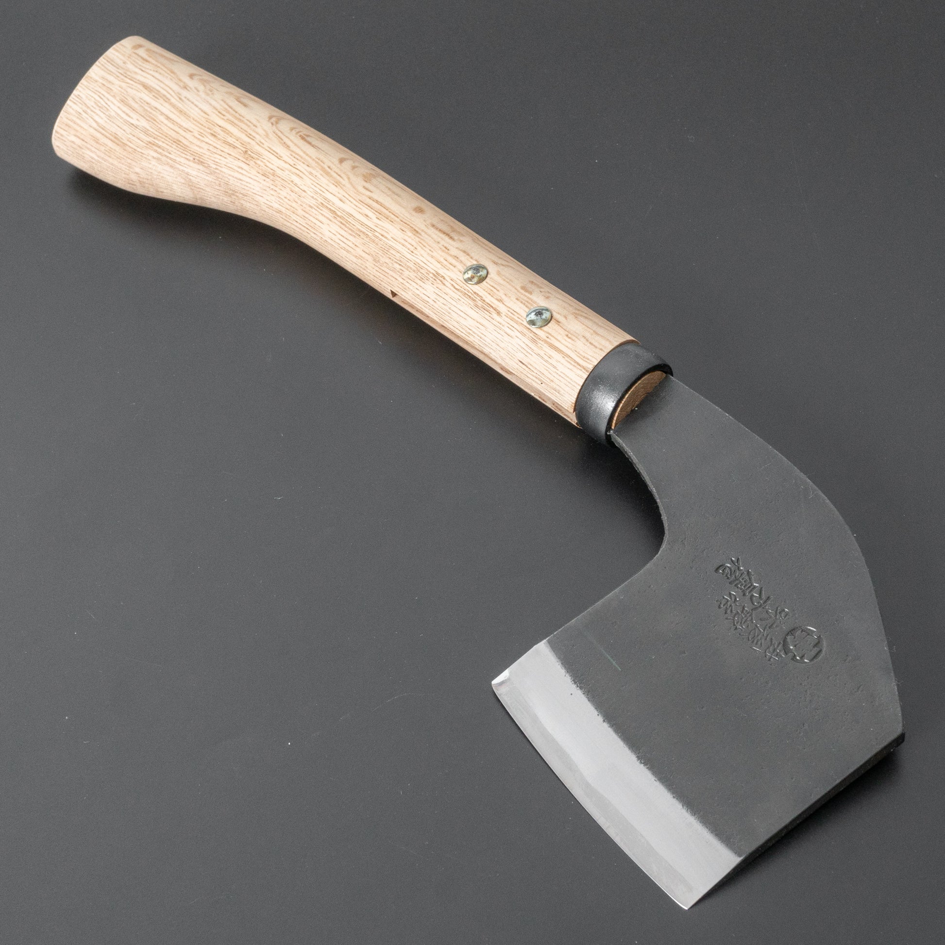 Ajikataya Kubimagari Hatchet Oak Handle (Double Bevel) - HITOHIRA