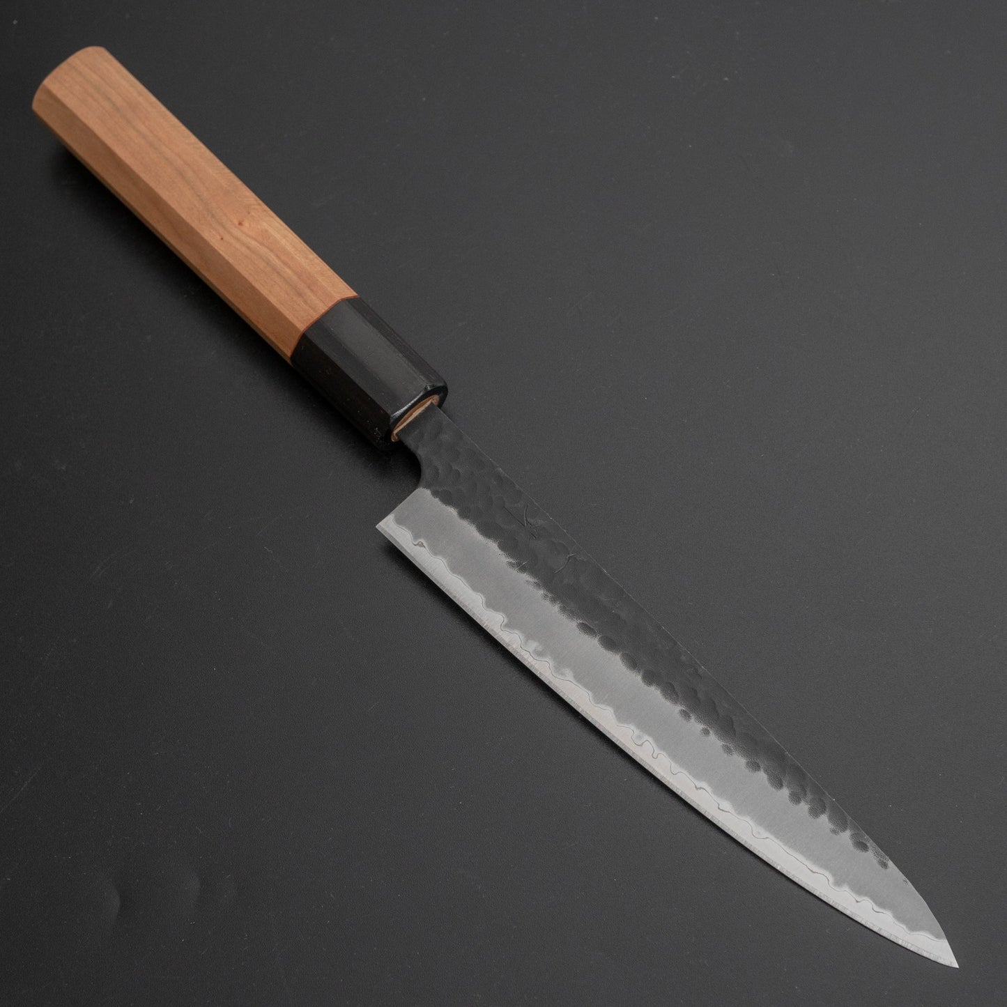 Hitohira Futana SB Kuro Tsuchime Petty 150mm Cherry Wood Handle - HITOHIRA