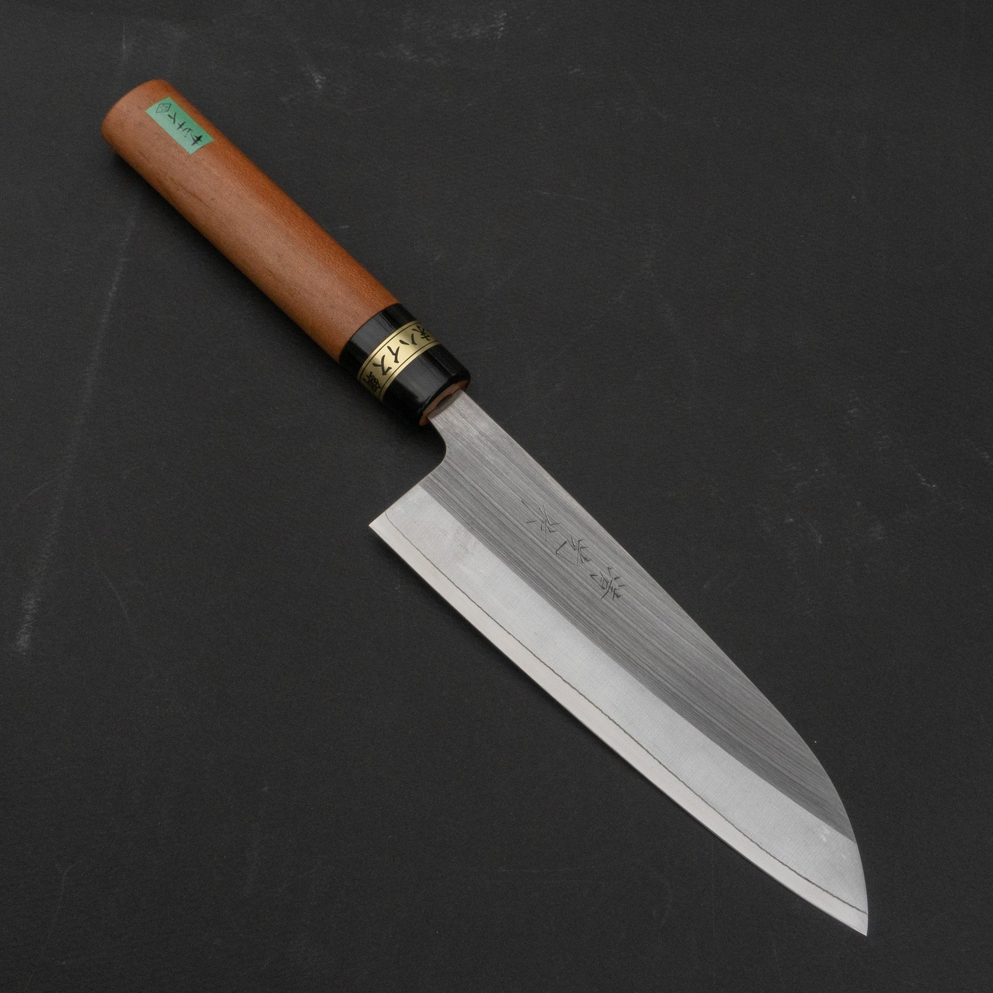 Morihei Kiyomitsu PM Steel Santoku 165mm Sakura Handle - HITOHIRA