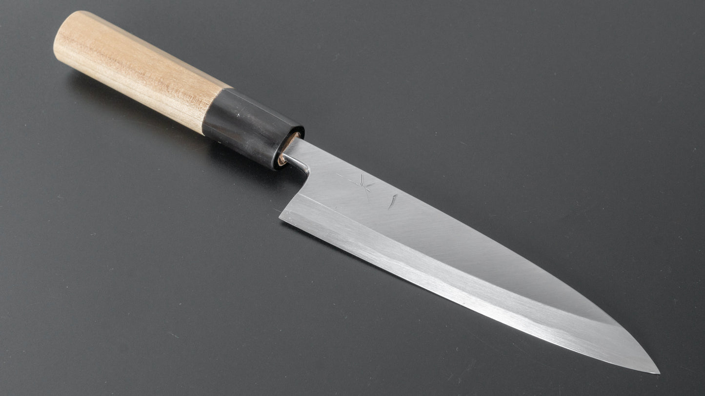 Hitohira Kikuchiyo Manzo White #3 Kaisaki 135mm Ho Wood Handle (D-Shape) - HITOHIRA