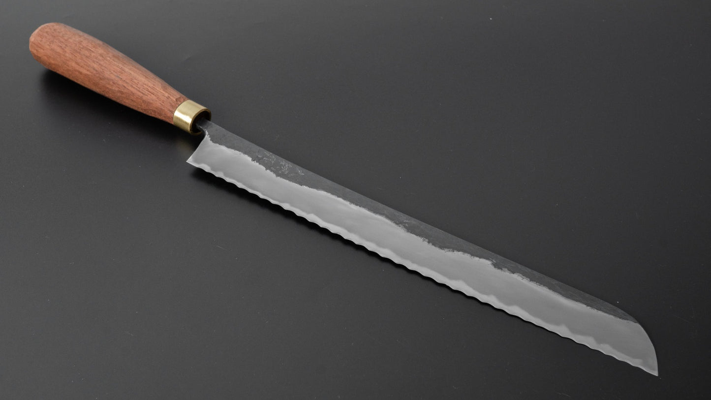 Daitoku Blue #2 Bread Knife 240mm Walnut Handle - HITOHIRA