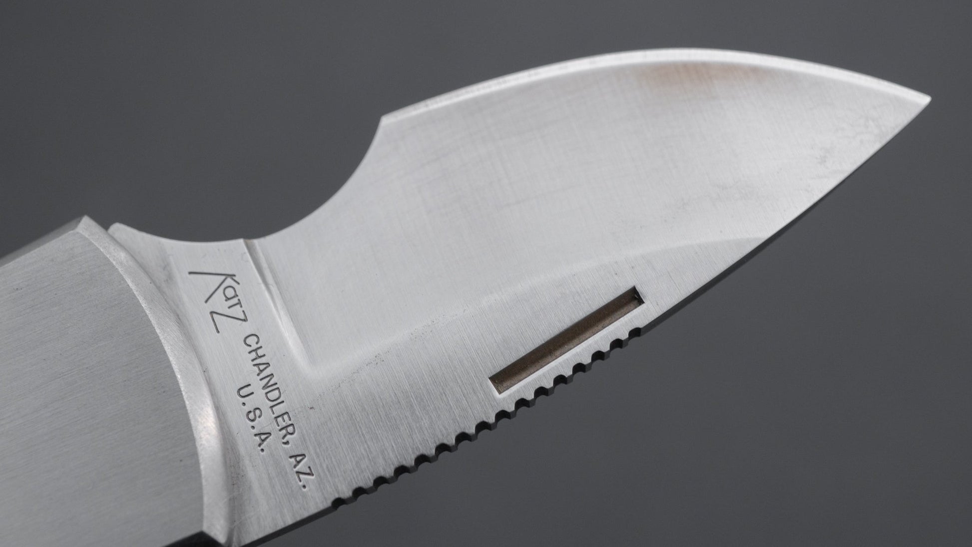 Hiro Knives Money Clip Folding Knife 40mm Stainless Handle (40mm) | HITOHIRA
