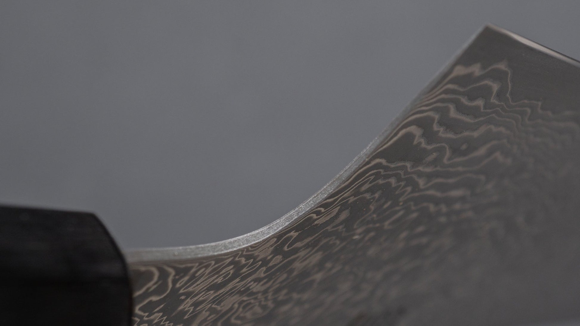 Morihei Akimitsu Ginsan Damascus Gyuto 240mm Ebony Handle (#015) | HITOHIRA