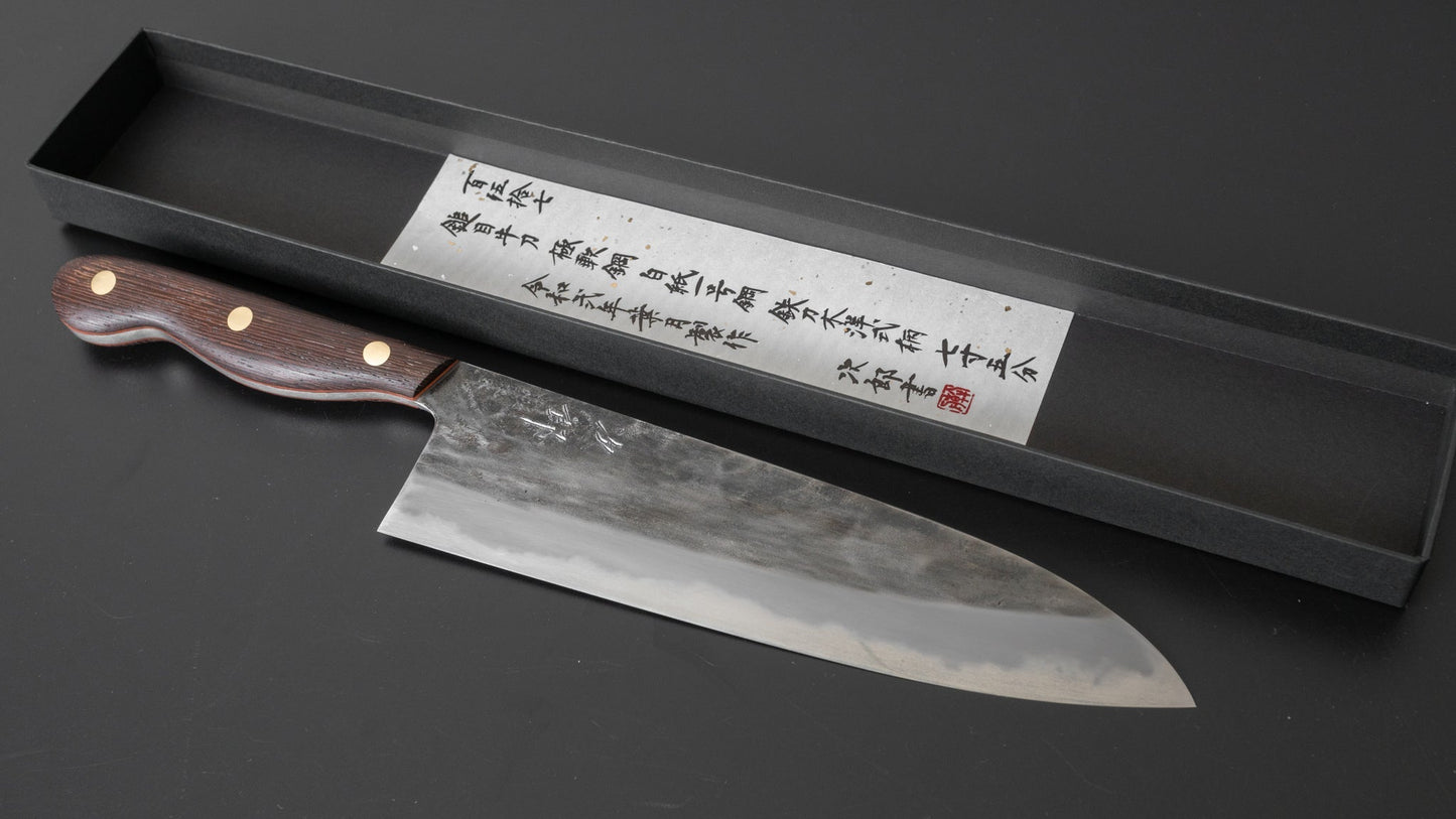 Jiro Tsuchime Yo Gyuto 225mm Tagayasan Handle (#157) - HITOHIRA