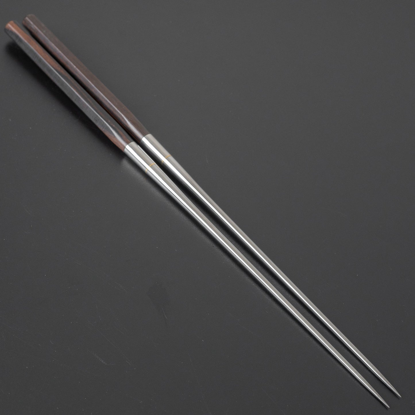 Hitohira Ebony Moribashi Chopstick 180mm Hexagonal - HITOHIRA