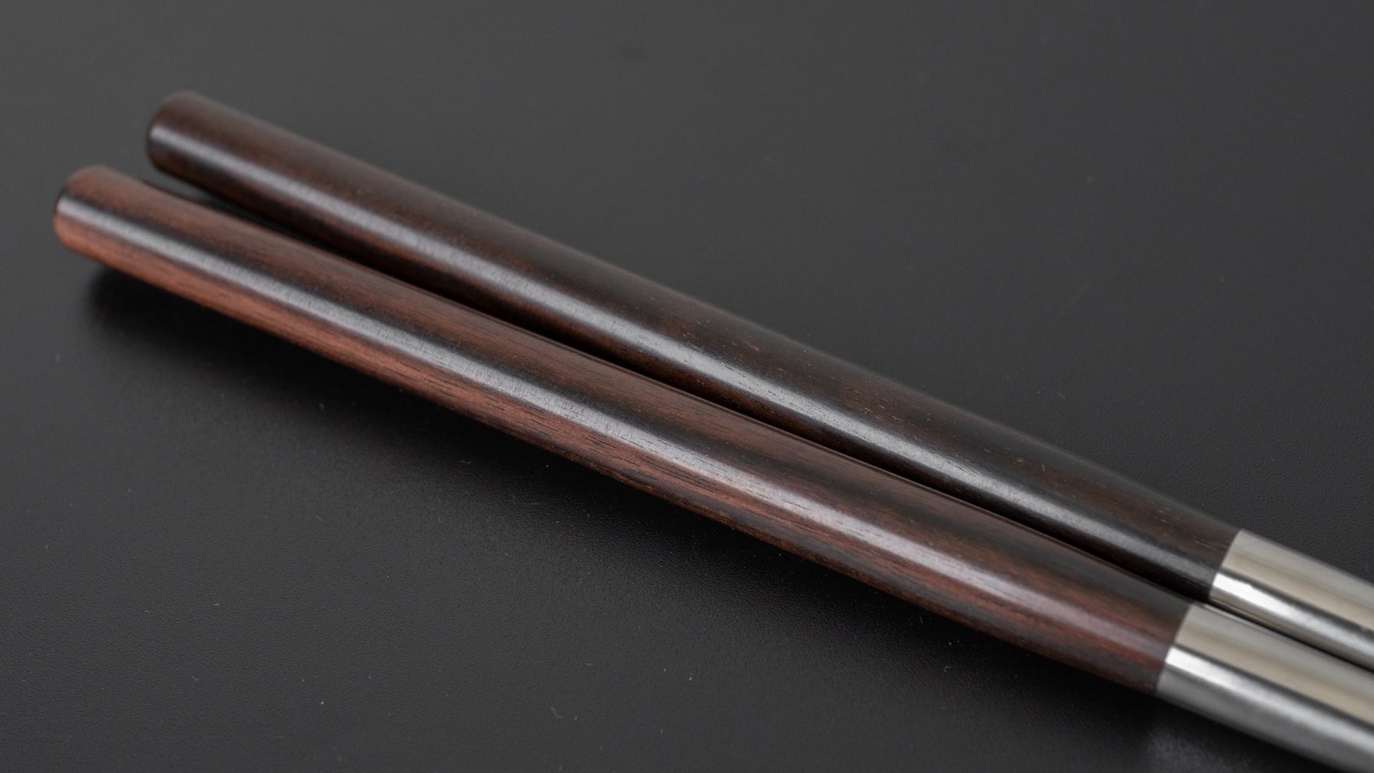 Hitohira Ebony Moribashi Chopstick 180mm Rounded - HITOHIRA