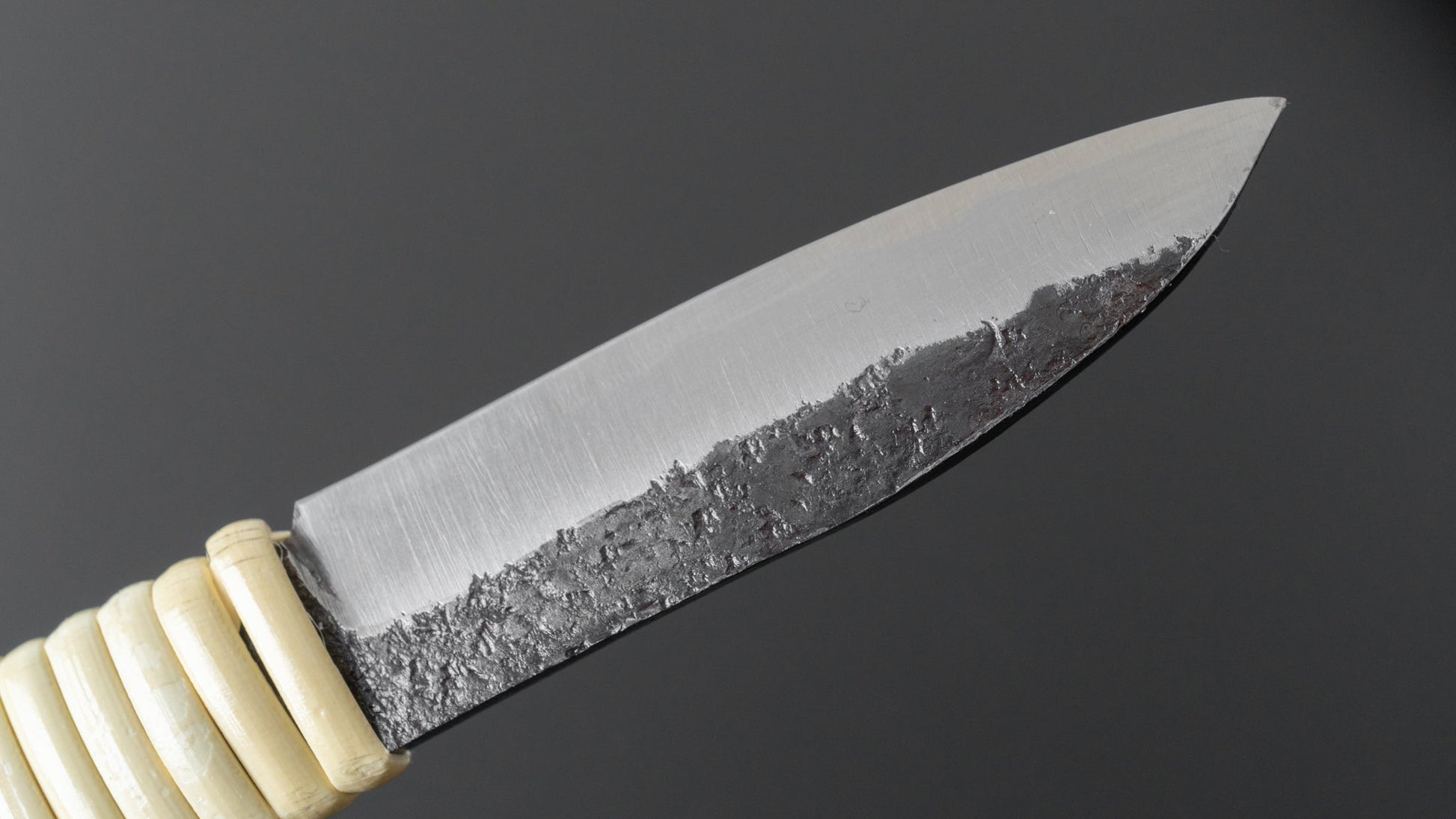 Higonokami Kiridashi Fixed Blade Rattan Handle (Maru) - HITOHIRA
