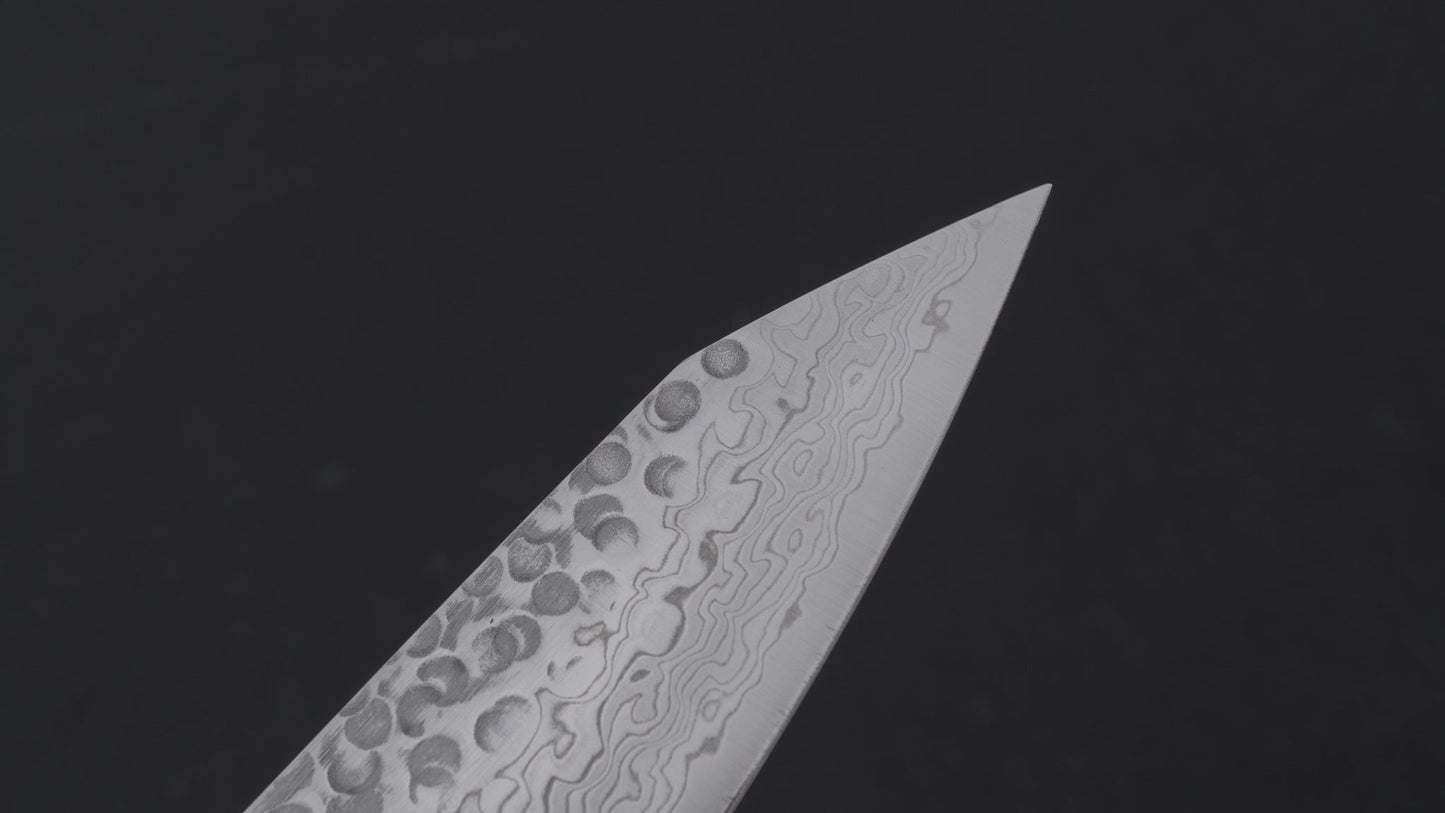 Hitohira HG Tsuchime Damascus Kiritsuke Gyuto 240mm Ebony Handle (Fusion Handle/ Discounted/ Limited/ Saya) | HITOHIRA