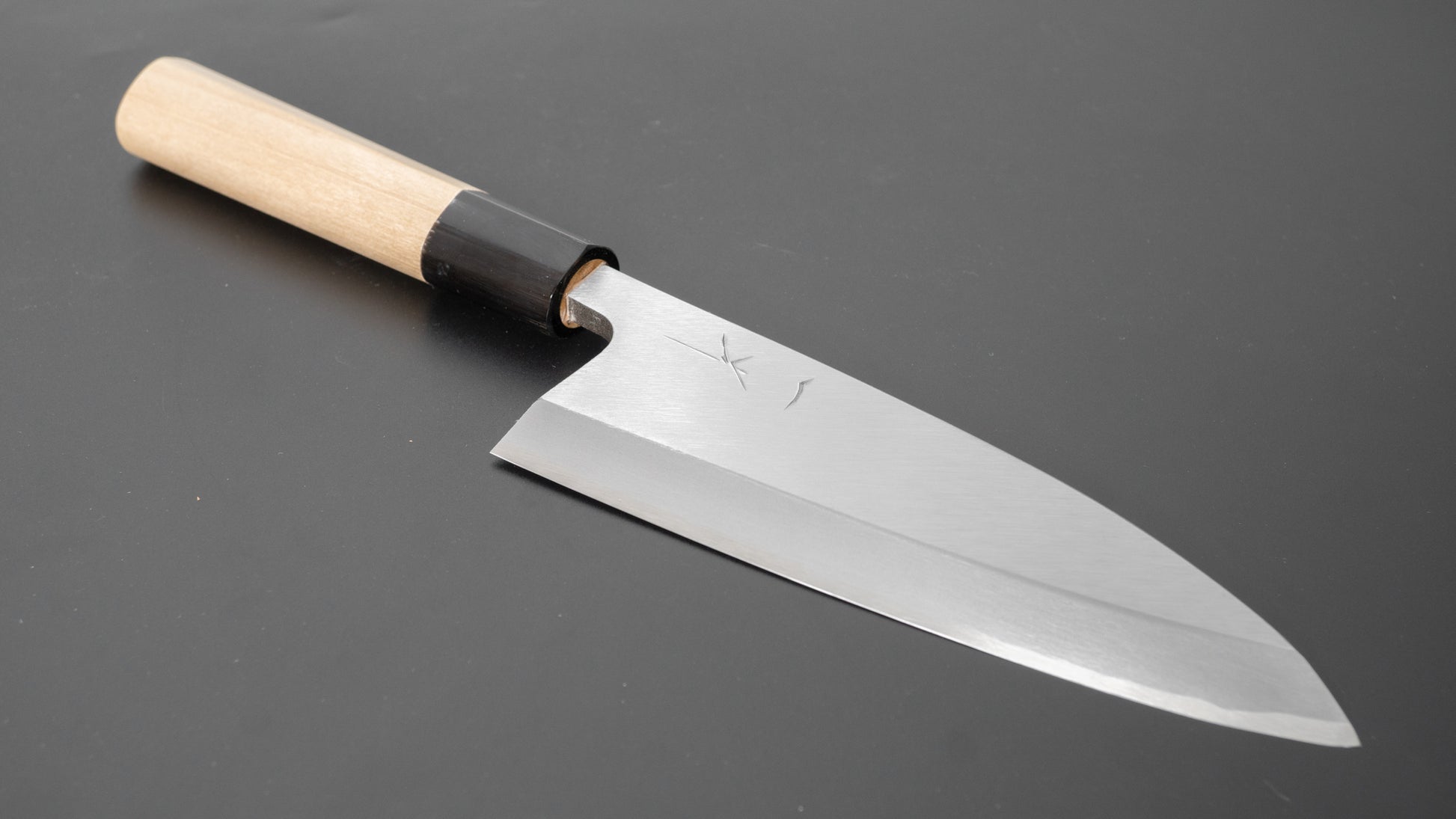 Hitohira Gorobei White #3 Deba 150mm Ho Wood Handle (D-Shape) - HITOHIRA