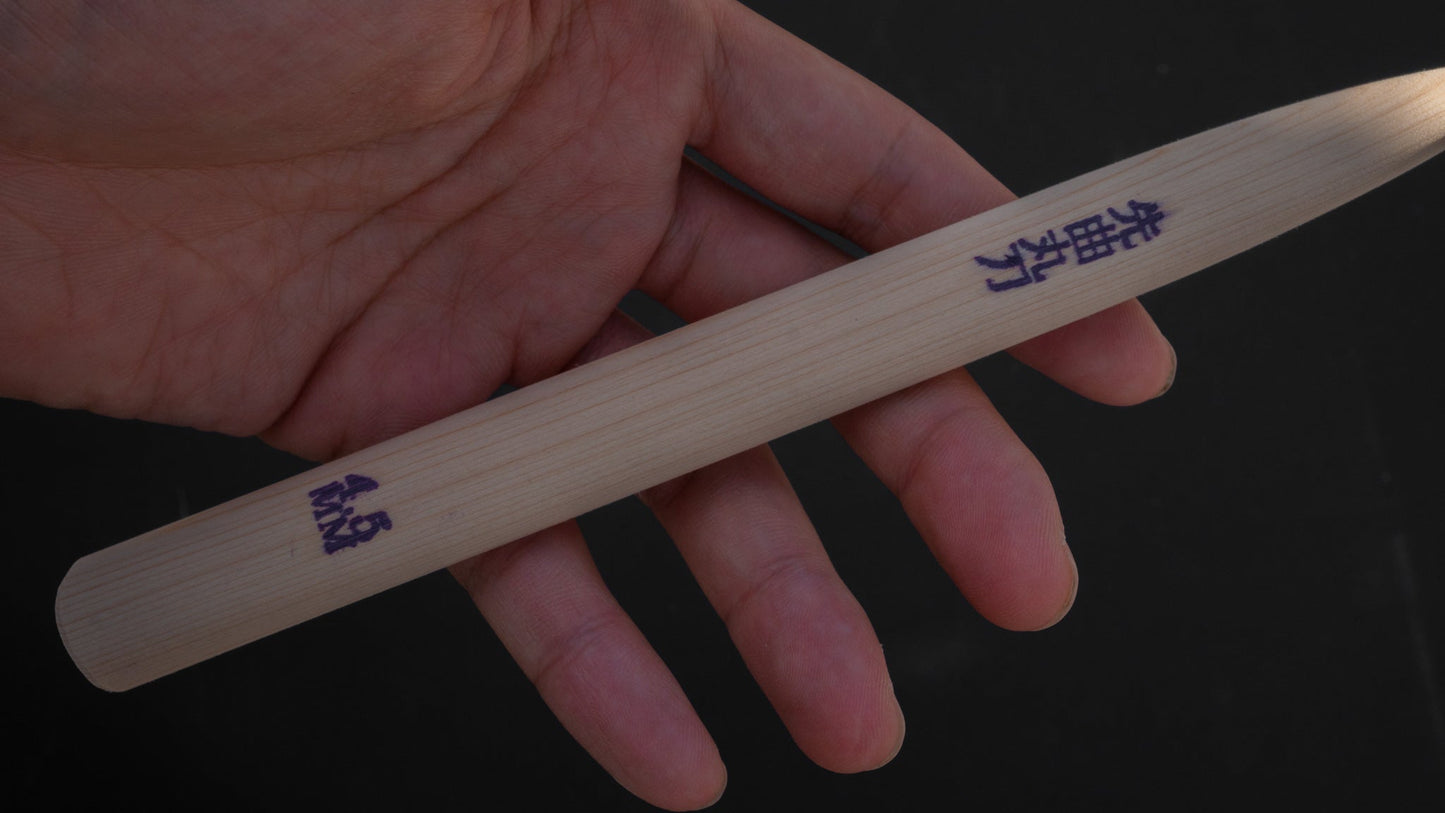 Morihei Kikuyu Cho-Koku-Tou Wood Carving Knife 4.5mm (Magari Maru) | HITOHIRA