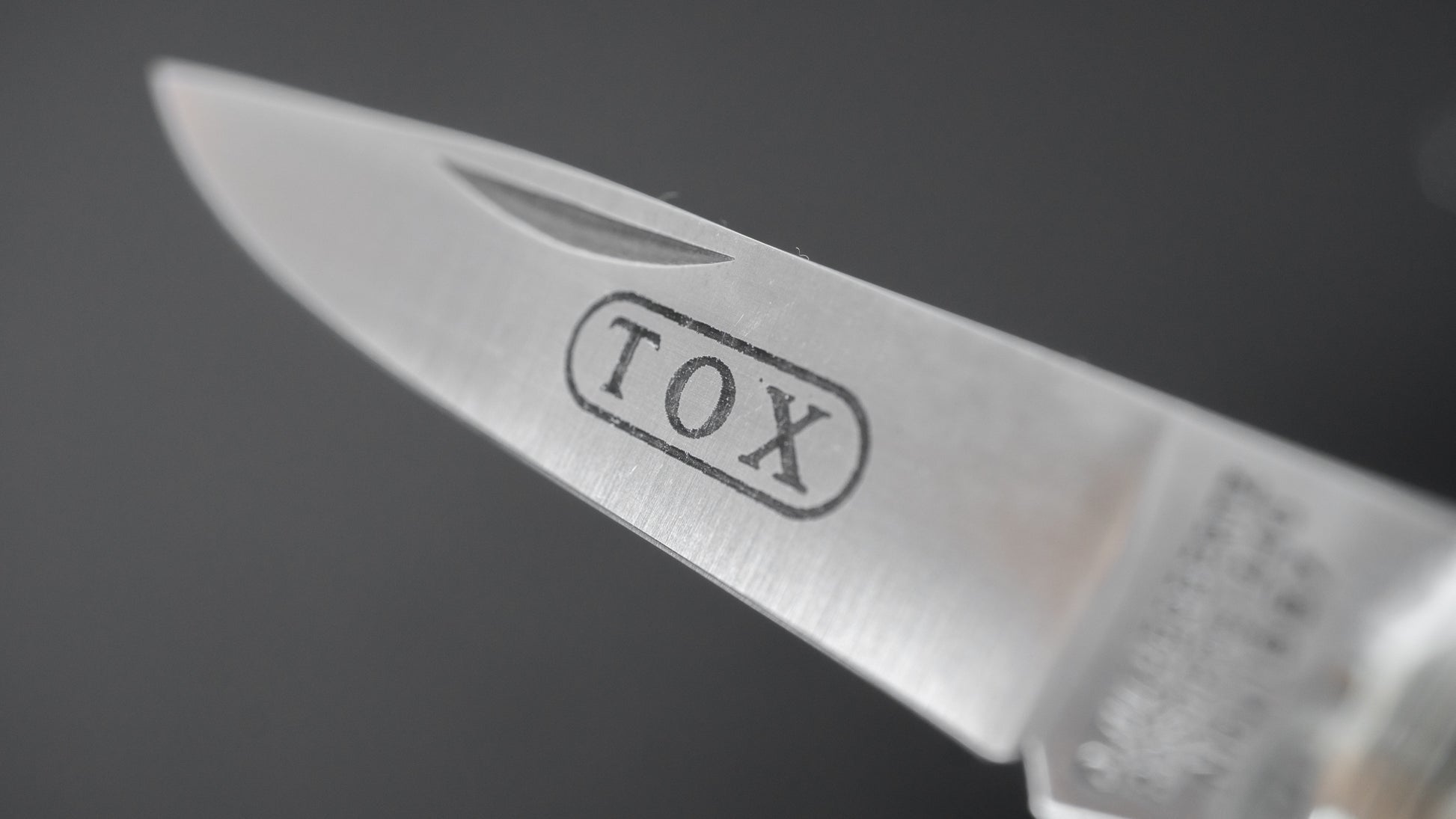 TOX City Folding Knife 60mm Stag Handle - HITOHIRA