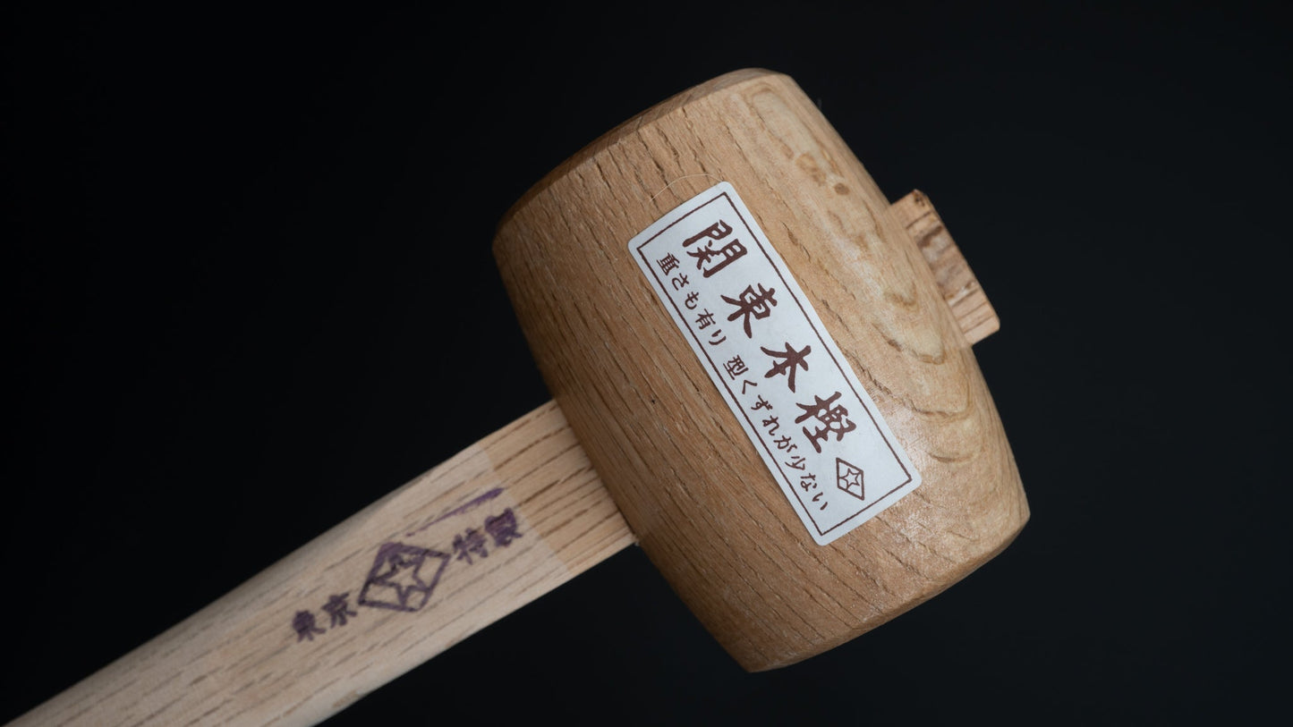 Morihei Hishiboshi Kanto Oak Fukura Wood Hammer Medium - HITOHIRA