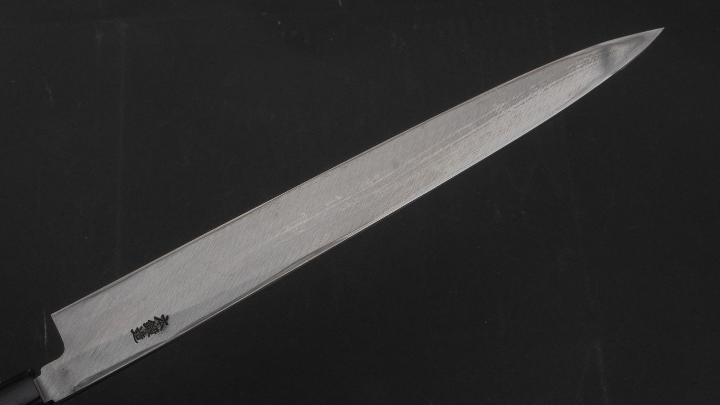 Morihei Munetsugu White #2 Yanagiba 300mm Ho Wood Handle (Fine Finish) | HITOHIRA