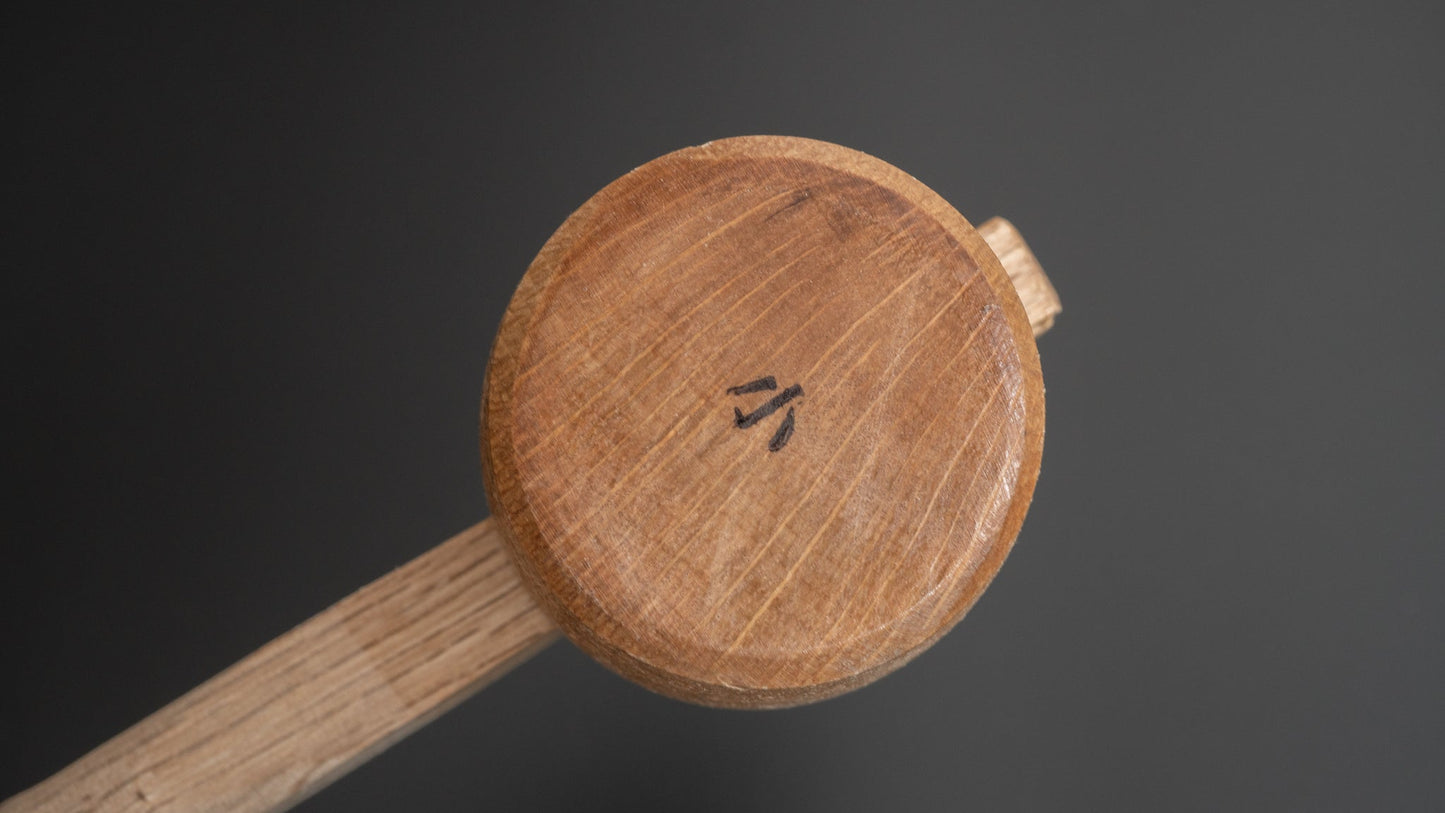 Morihei Hishiboshi Kanto Oak Fukura Wood Hammer Small - HITOHIRA