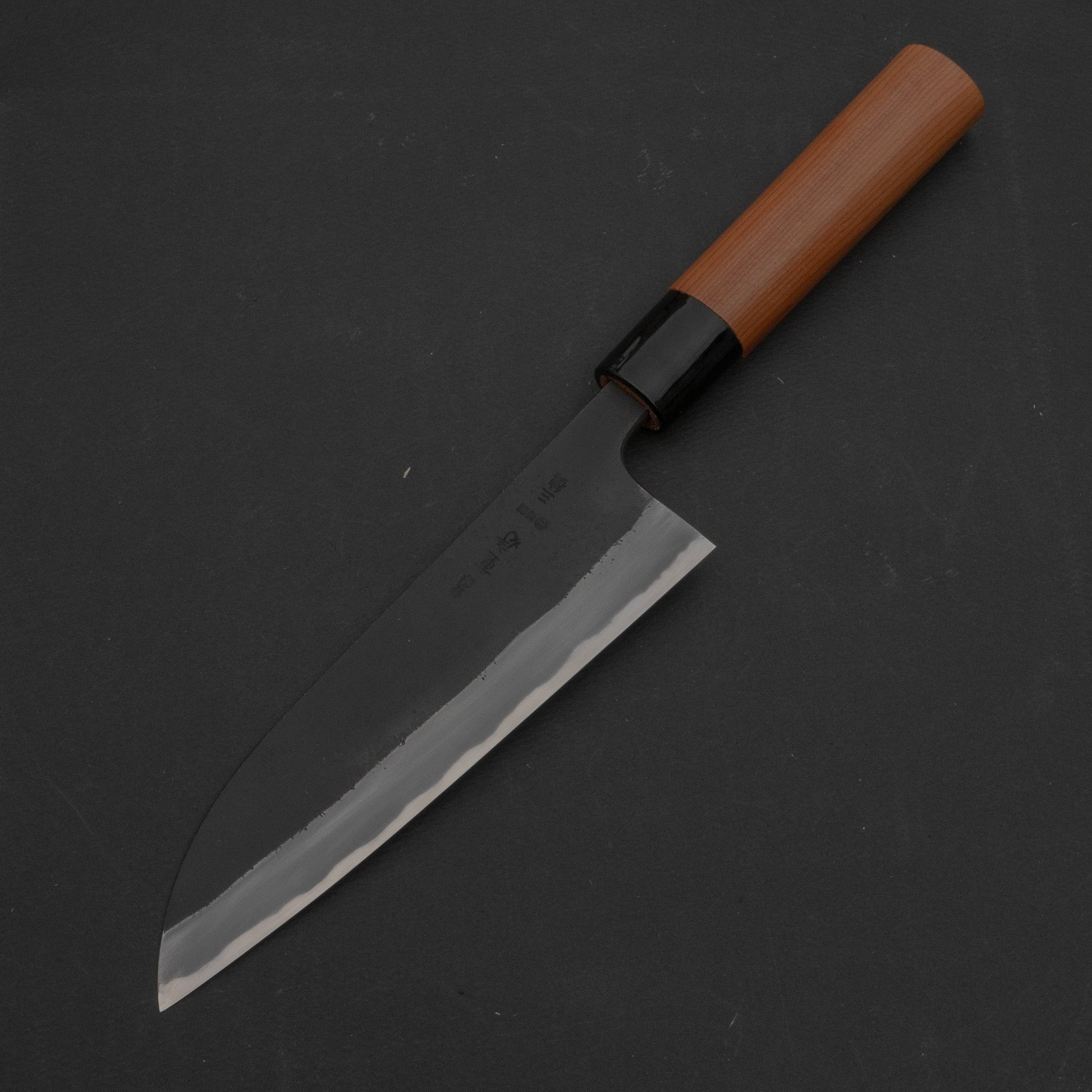 Shigefusa Kurouchi Santoku 165mm Walnut Handle | HITOHIRA