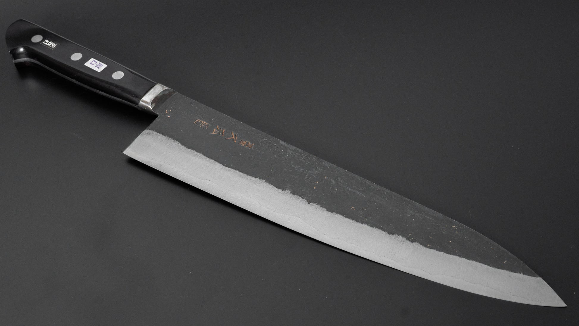 Morihei Hisamoto Kurouchi White #1 Gyuto 270mm Pakka Handle (Thick) - HITOHIRA