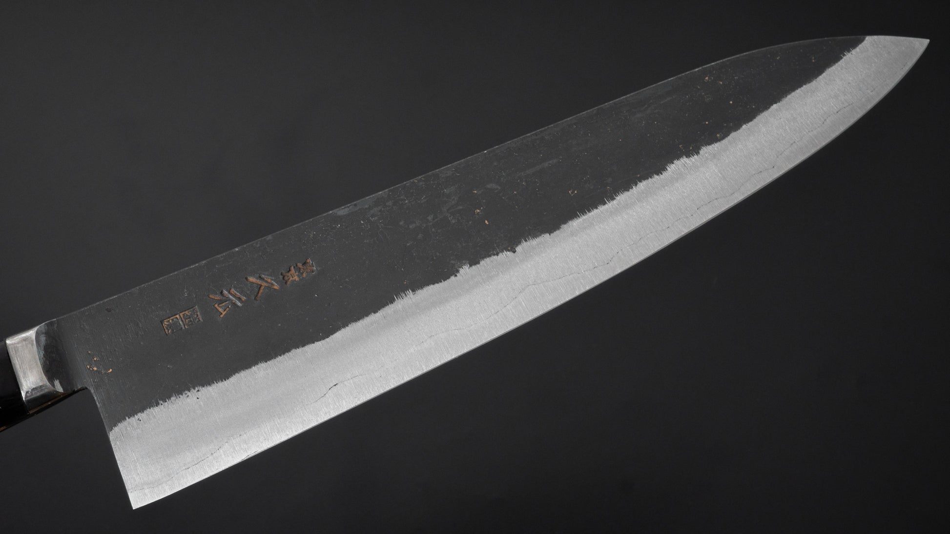 Morihei Hisamoto Kurouchi White #1 Gyuto 270mm Pakka Handle (Thick) - HITOHIRA