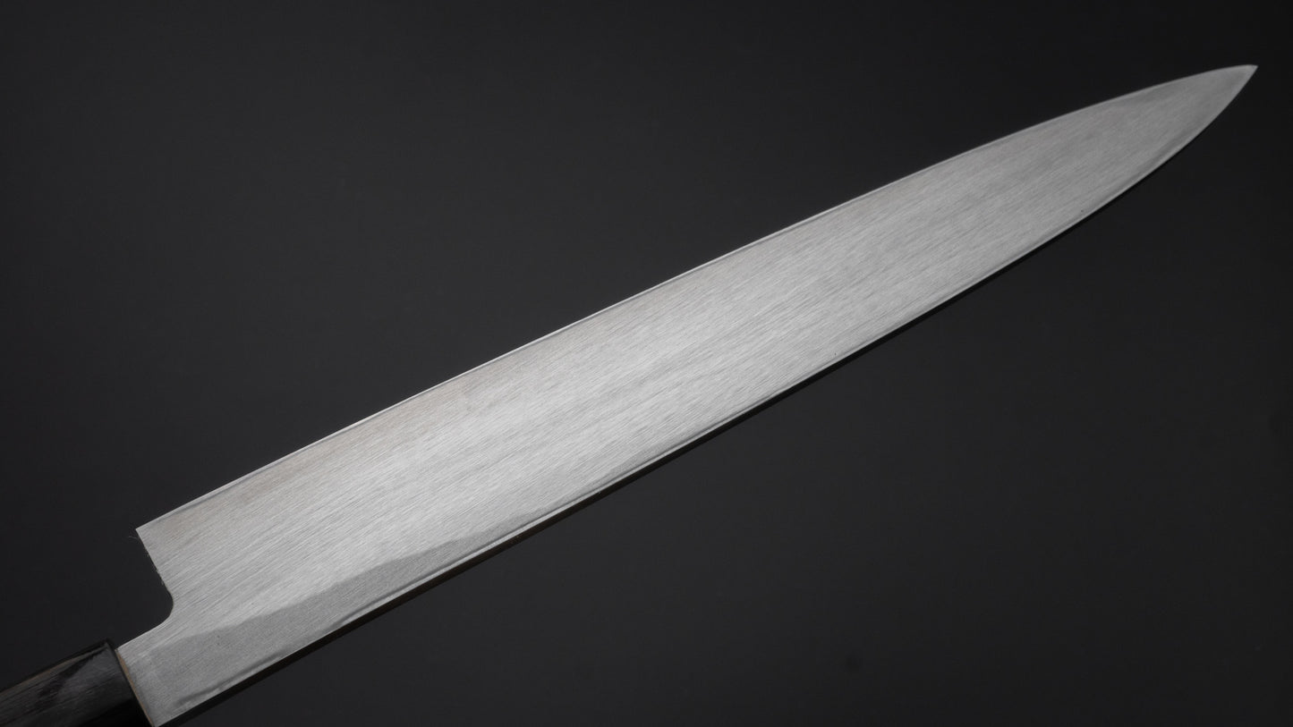 Hitohira Gorobei White #3 Yanagiba 240mm Ho Wood Handle (D-Shape) - HITOHIRA