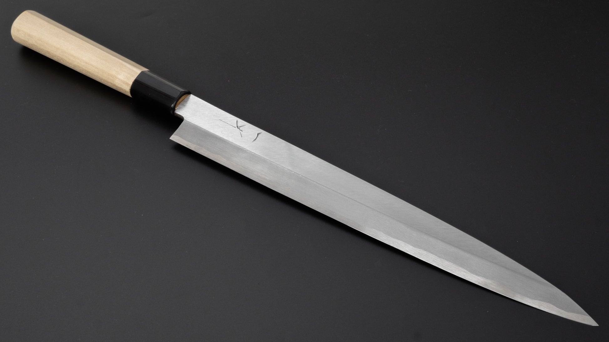 Hitohira Gorobei White #3 Yanagiba 270mm Ho Wood Handle (D-Shape) - HITOHIRA