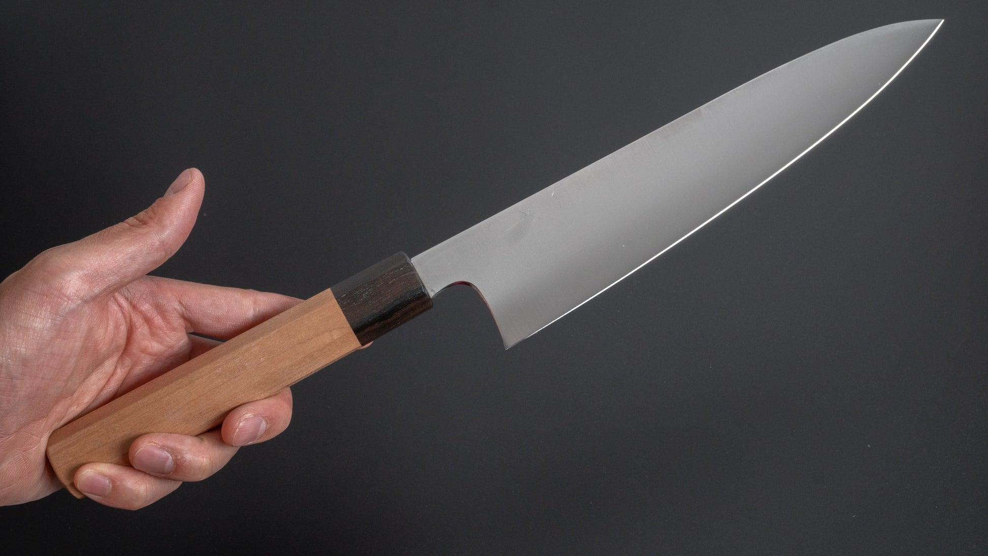 Hitohira SKR Stainless Gyuto 210mm Cherry Wood Handle - HITOHIRA