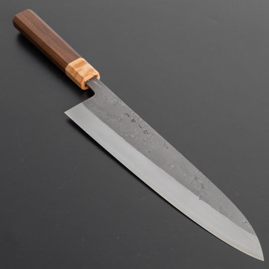 Hitohira TD SLD Nashiji Gyuto 240mm Walnut Handle - HITOHIRA