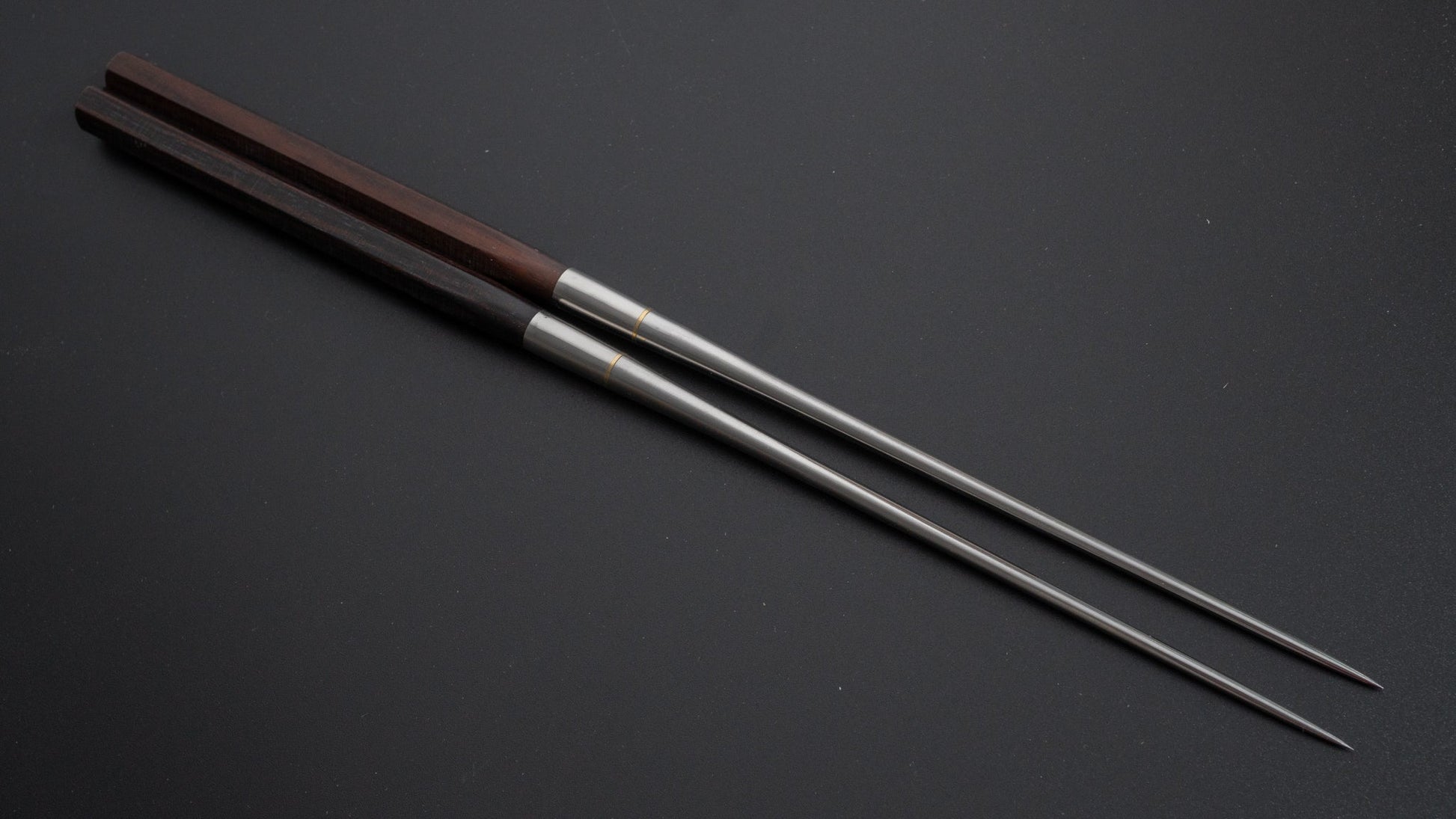 Hitohira Ebony Moribashi Chopstick 150mm Hexagonal - HITOHIRA