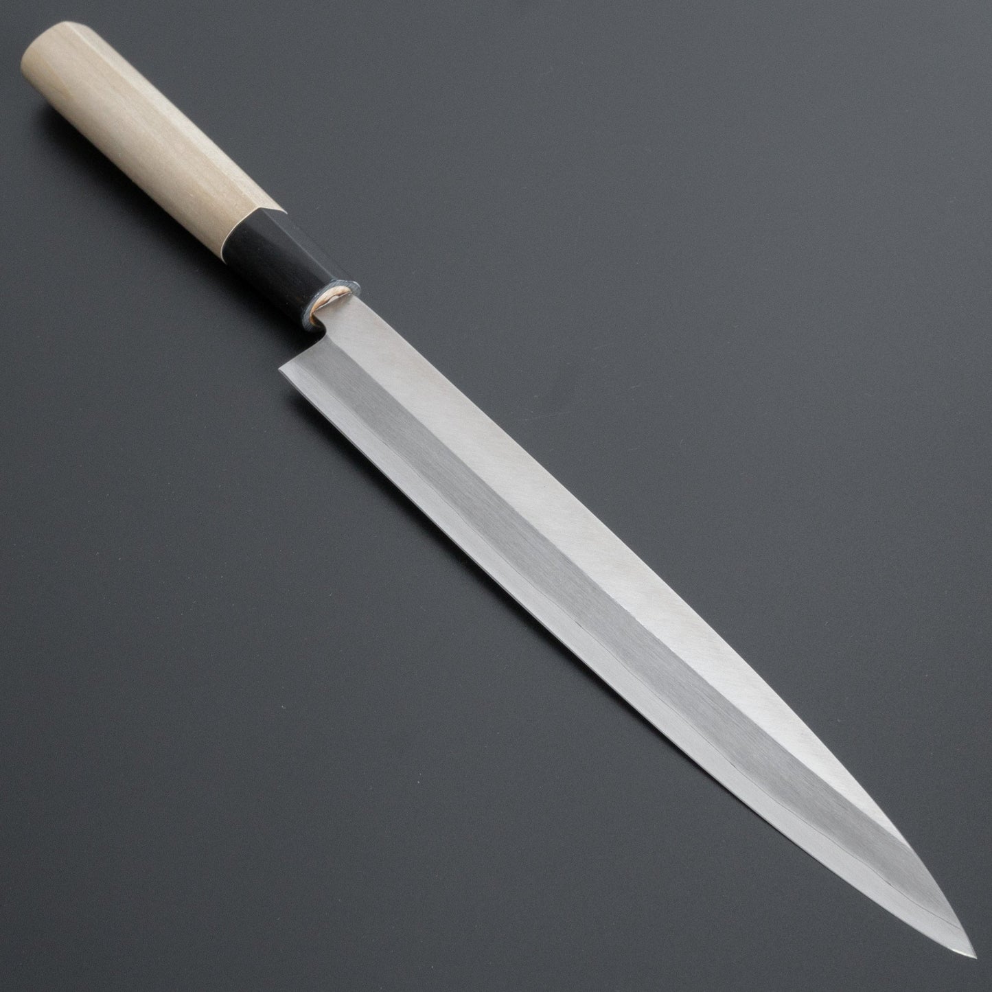 Mumei Stainless Yanagiba 240mm Ho Wood Handle - HITOHIRA