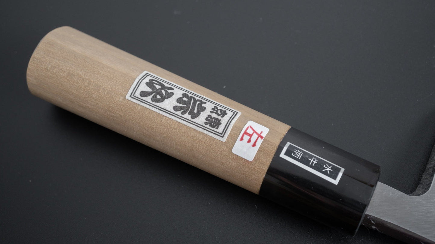 Morihei Munetsugu White #2 Left-Handed Deba 195mm Ho Wood Handle - HITOHIRA