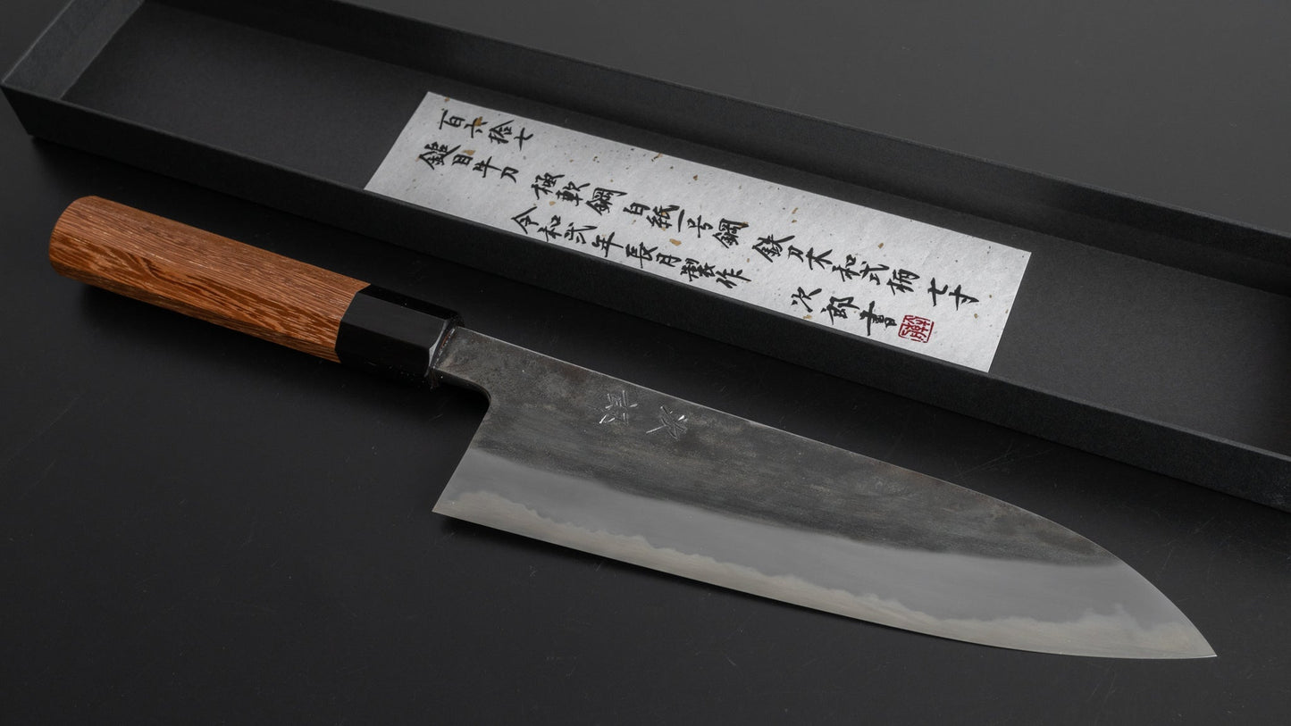 Jiro Tsuchime Wa Gyuto 210mm Taihei Tagayasan Handle (#167) - HITOHIRA