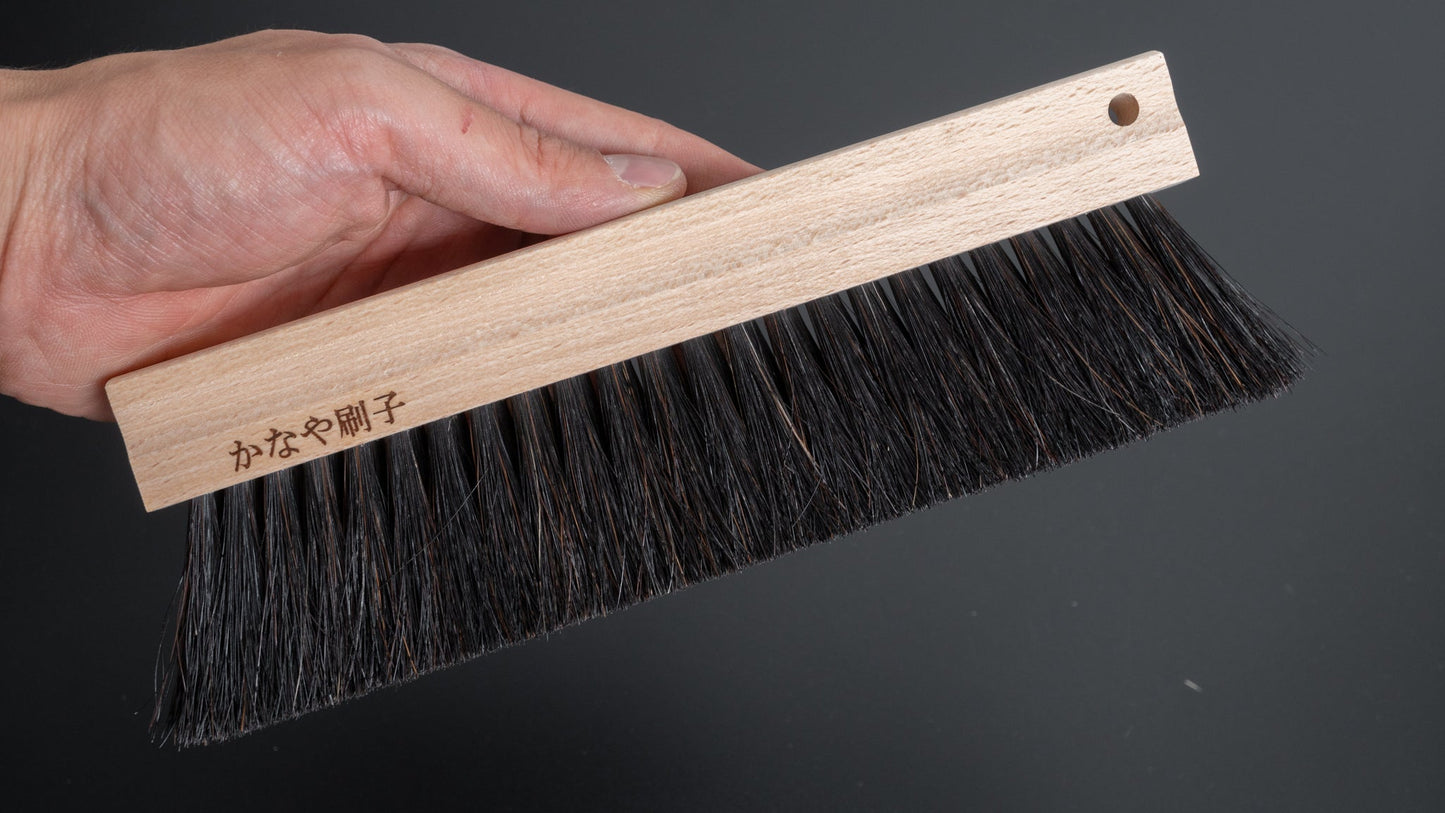 Kanaya Table Cleaning Brush 200mm (Horsehair/ Polyester) - HITOHIRA