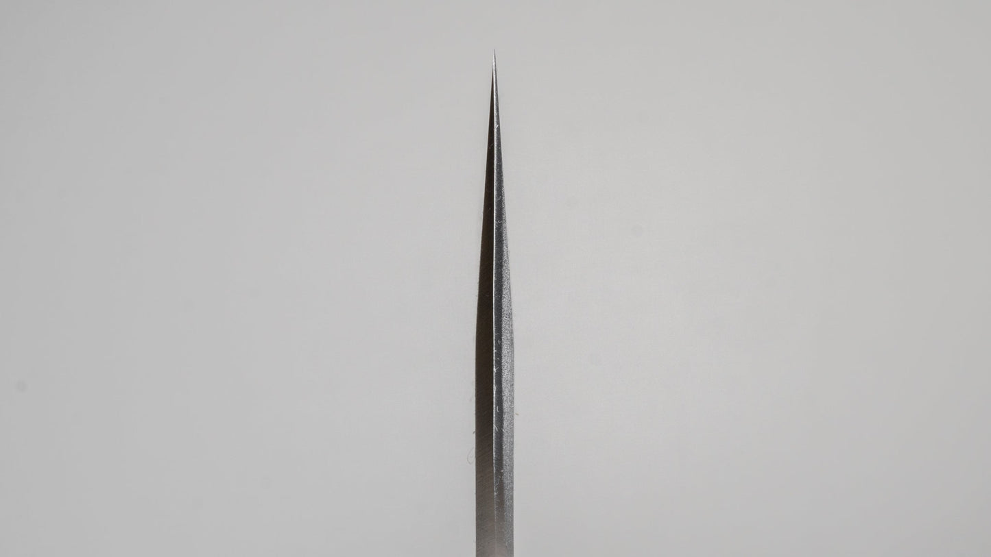 Hitohira Tanaka Kyuzo Vintage Swedish Carbon Damascus Gyuto 240mm Taihei Ebony Handle (#3/ Saya) - HITOHIRA