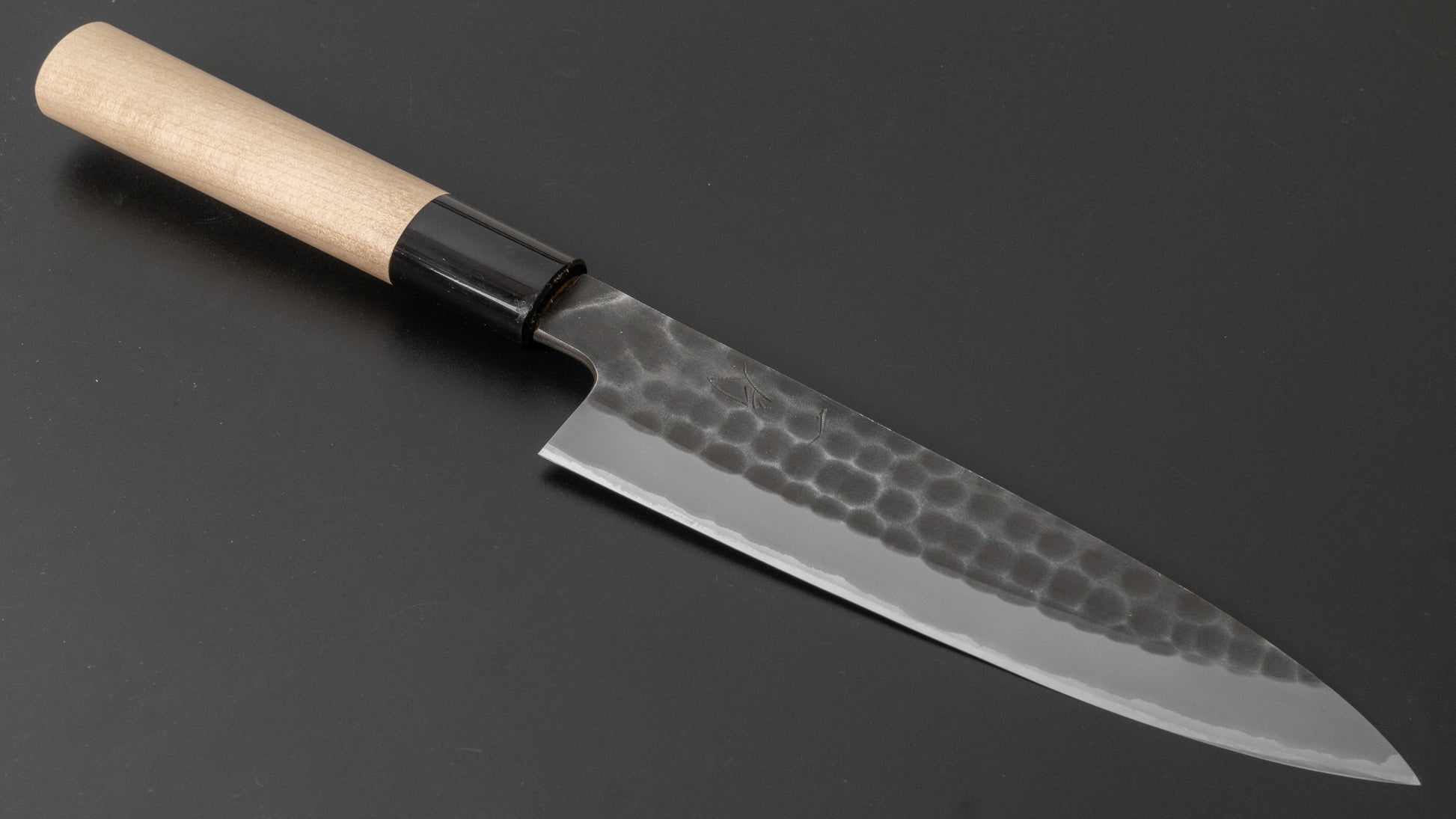 Hitohira Hinode Tsuchime White #2 Stainless Clad Petty 150mm Ho Wood Handle - HITOHIRA