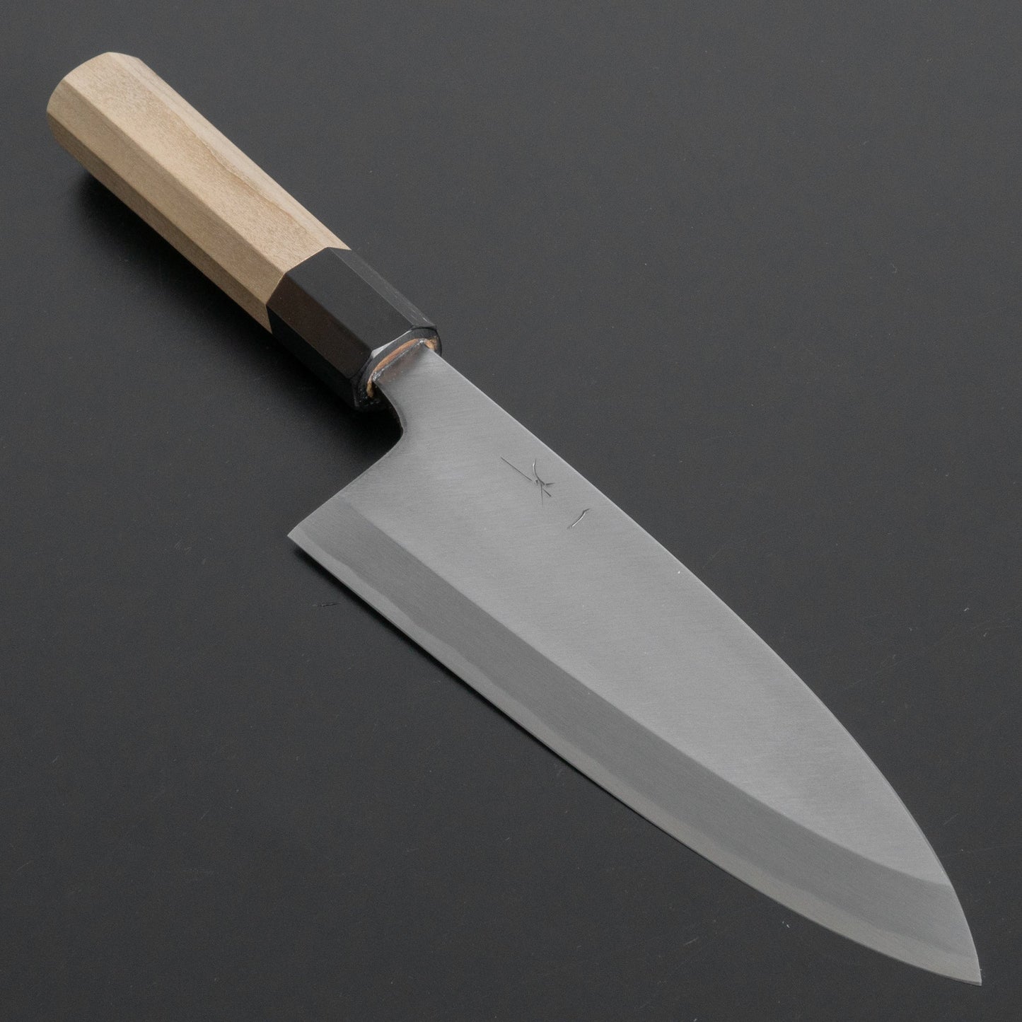 Hitohira Kikuchiyo Manzo White #3 Deba 180mm Ho Wood Handle (Saya) - HITOHIRA