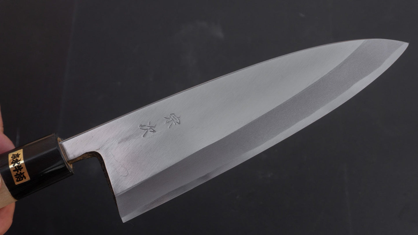 Morihei Munetsugu White #2 Deba 195mm Ho Wood Handle | HITOHIRA