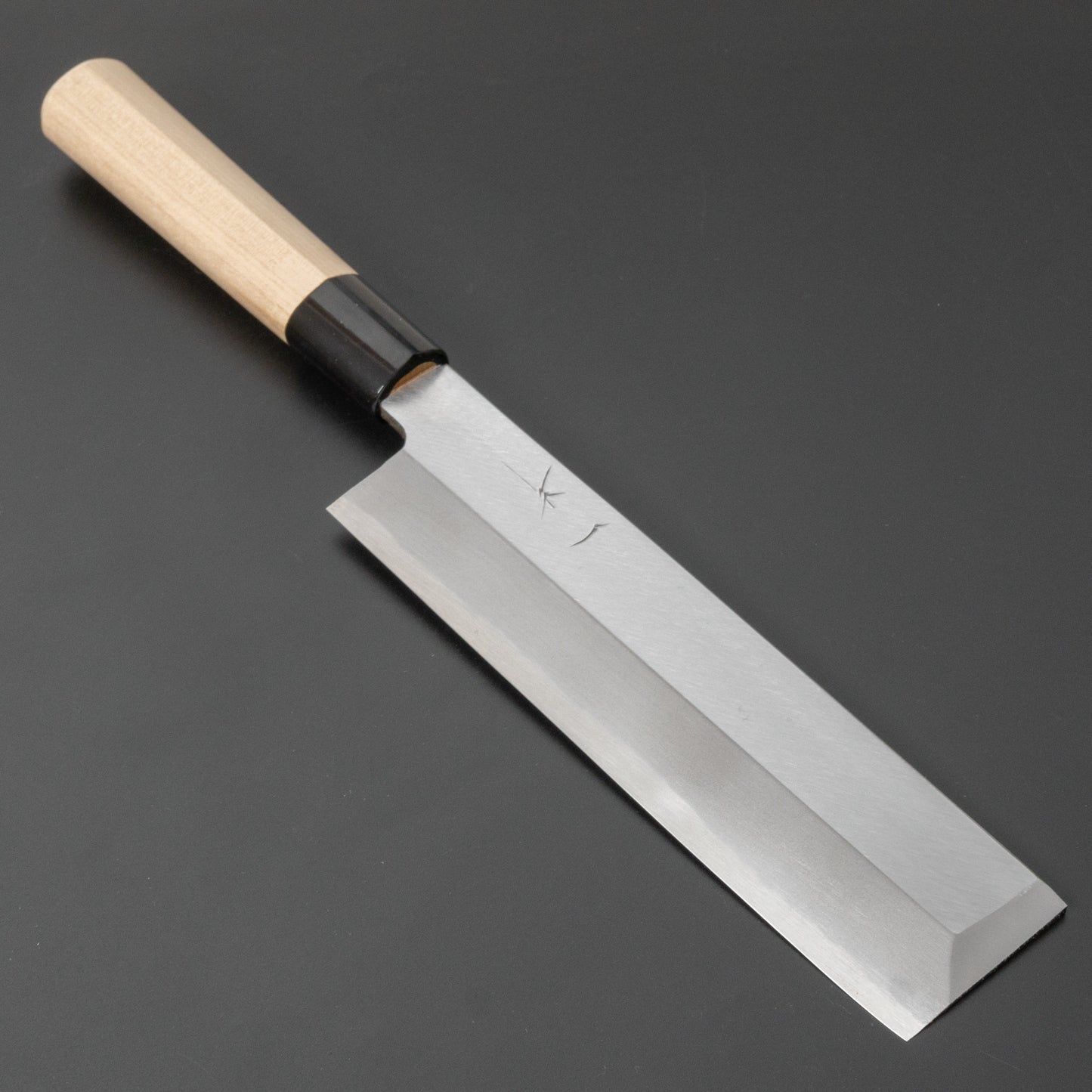 Hitohira Gorobei White #3 Usuba 195mm Ho Wood Handle (D-Shape) - HITOHIRA