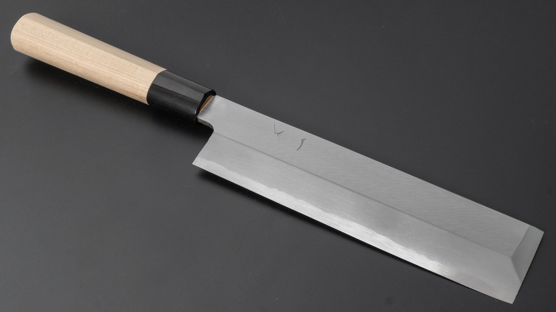 Hitohira Gorobei White #3 Usuba 195mm Ho Wood Handle (D-Shape) - HITOHIRA