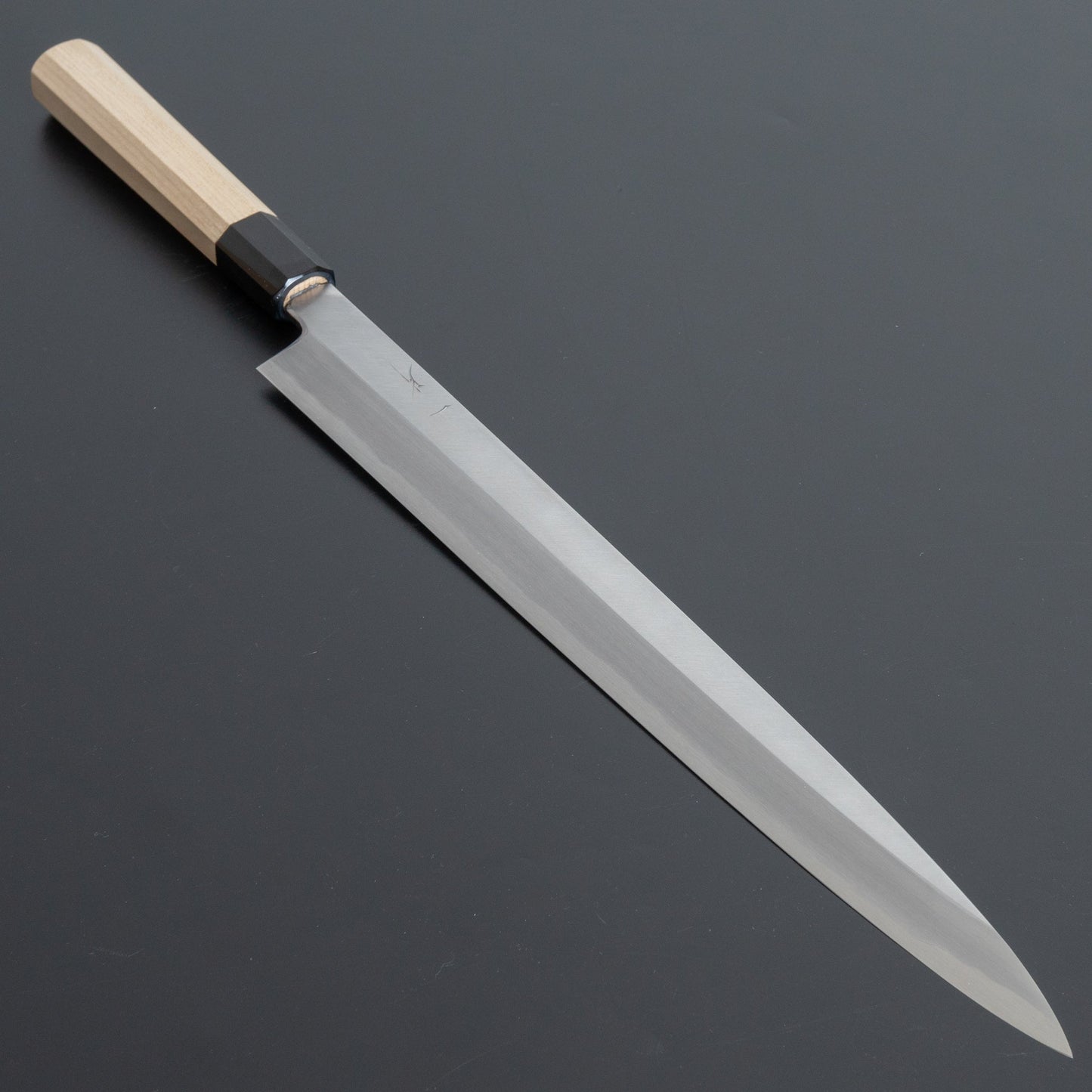 Hitohira Kikuchiyo Manzo Blue #2 Yanagiba 330mm Ho Wood Handle (Saya) - HITOHIRA