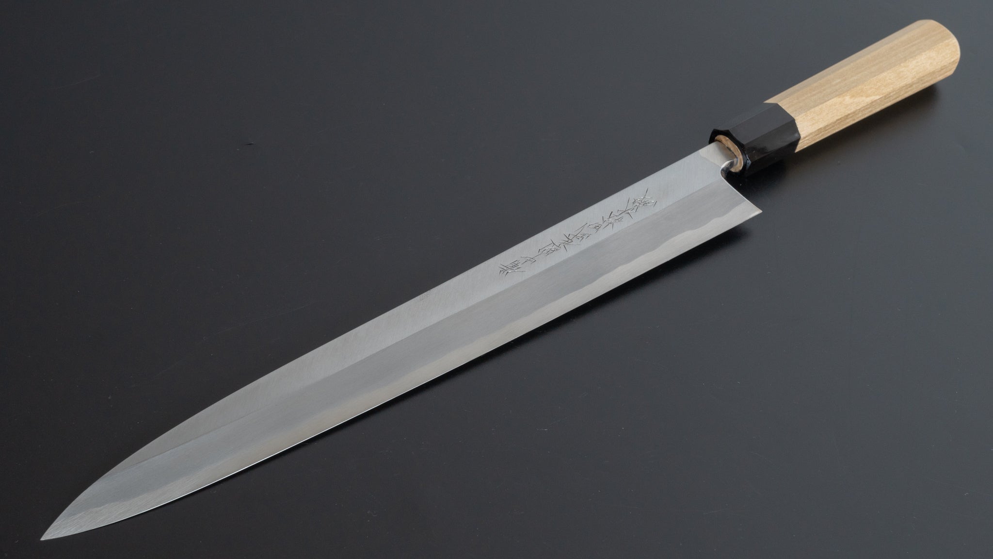 武田刃物 限定 青紙スーパー 左用 柳刃 360mm 朴柄 (No.5) – HITOHIRA