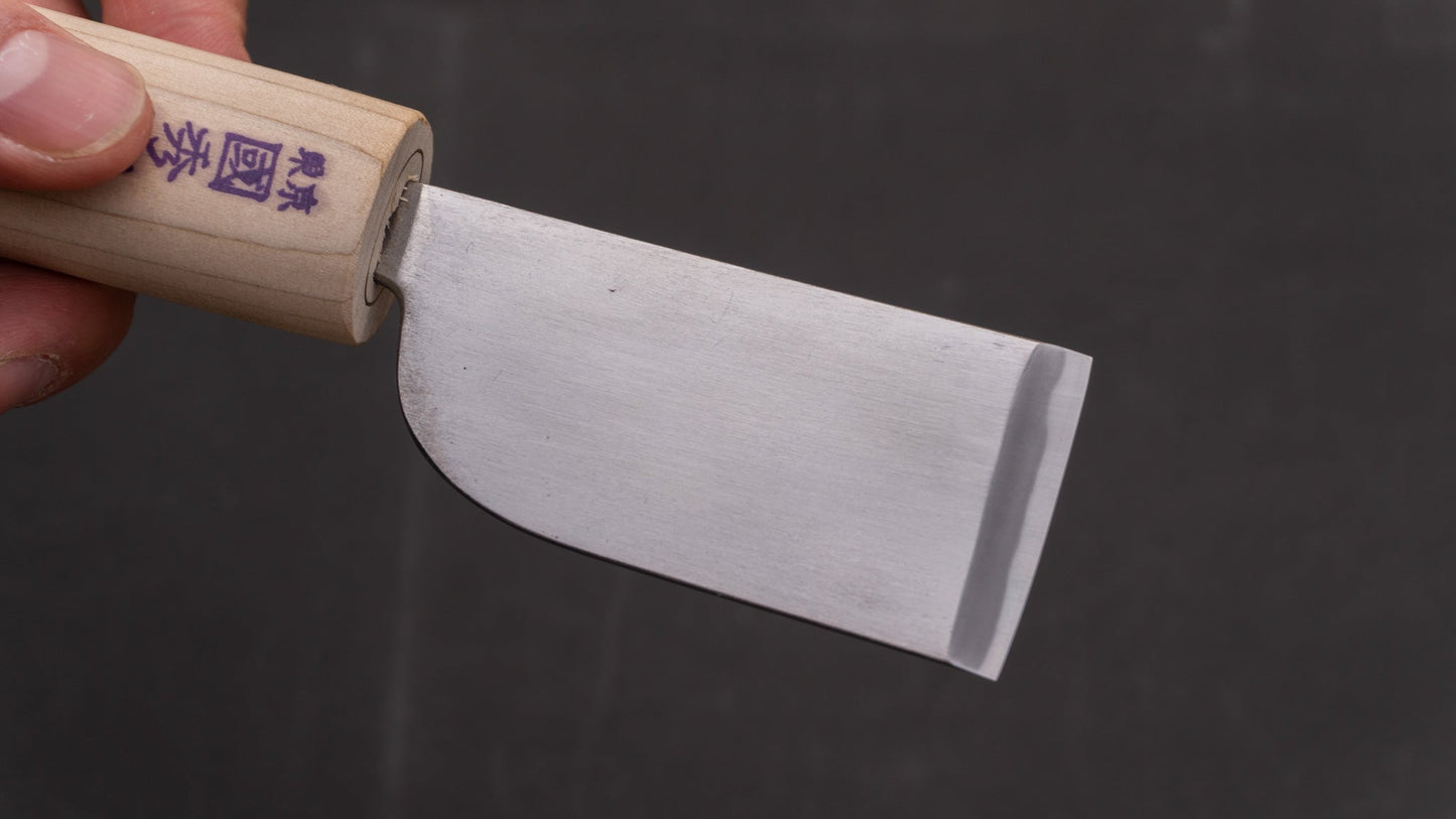 Morihei Kunihide White #2 Leather Working knife 36mm (Square) - HITOHIRA