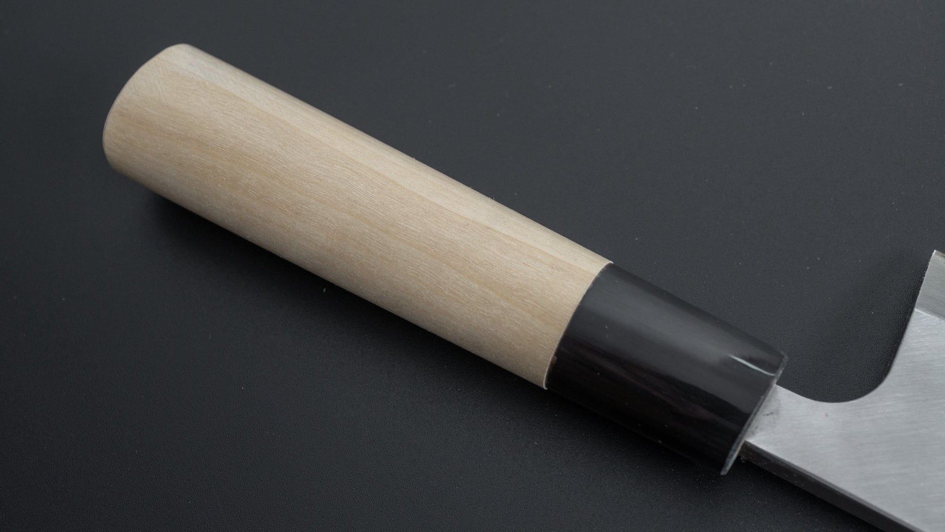 Mumei Stainless Left-Handed Deba 165mm Ho Wood Handle - HITOHIRA
